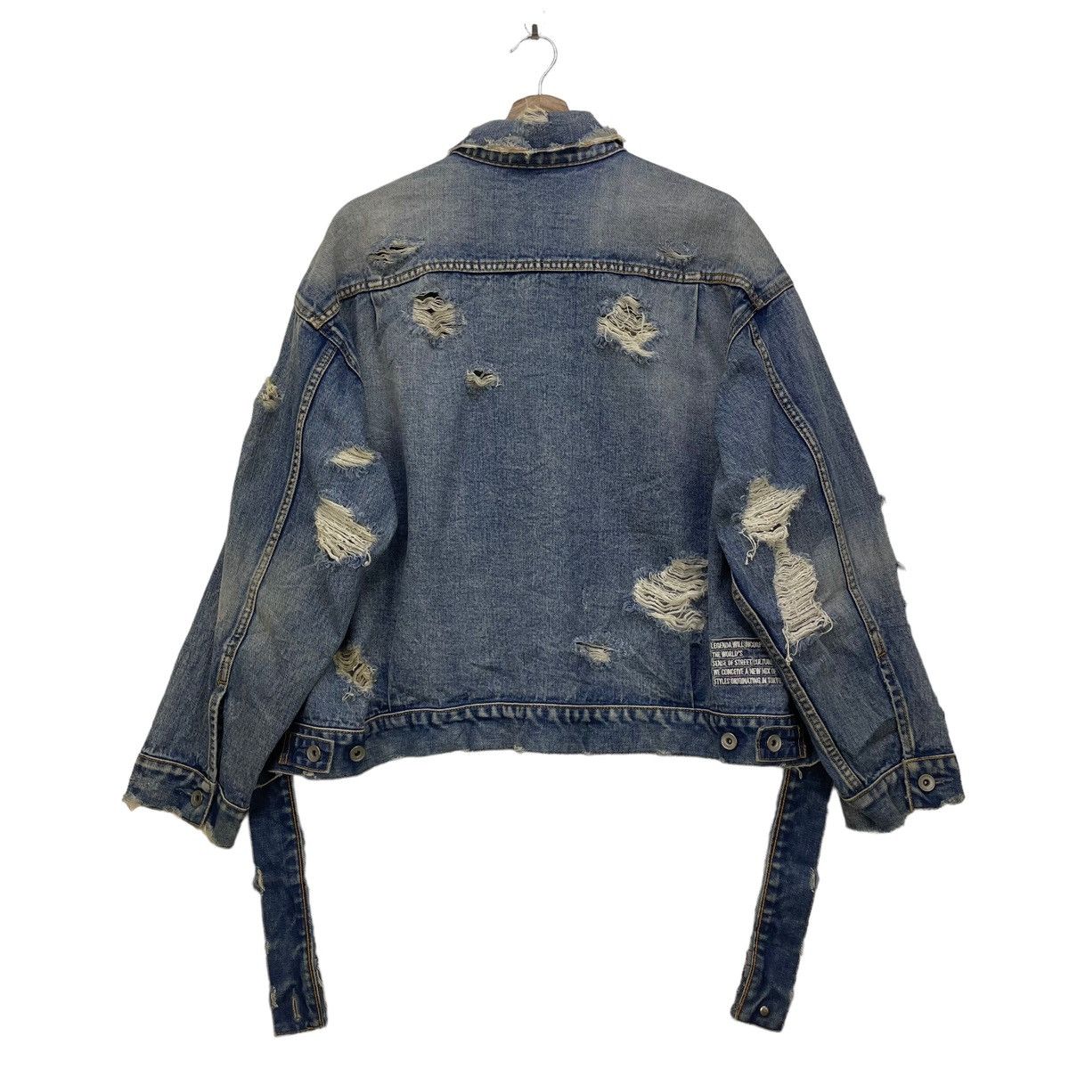 Other Super Distressed Trucker Jacket Type 2 Style In Tokyo Size US M / EU 48-50 / 2 - 2 Thumbnail
