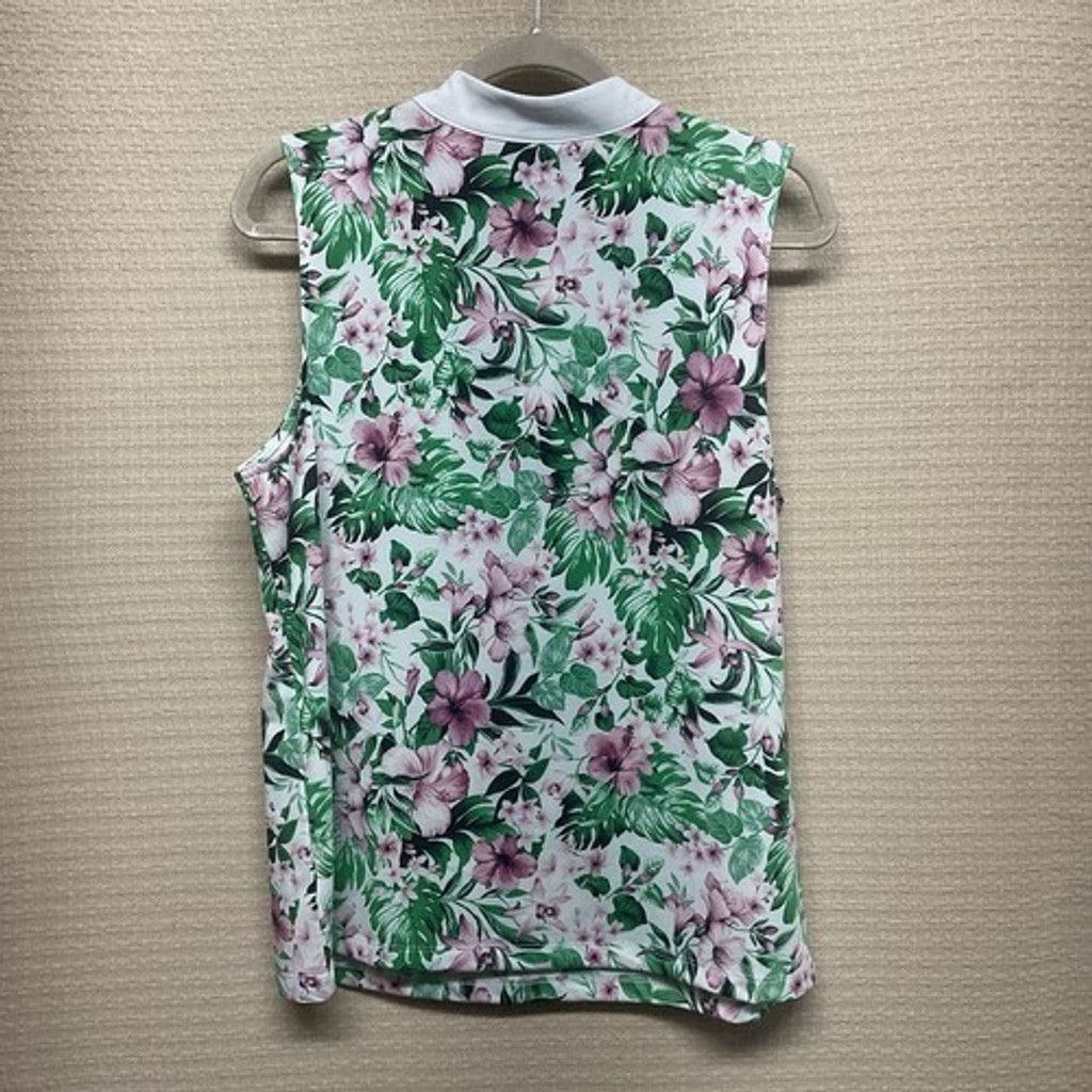Tommy Bahama NWOT Tommy Bahama Golf Tropical 1/4 Zip Tank Top Women XL Size XL / US 12-14 / IT 48-50 - 7 Thumbnail