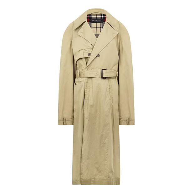 Balenciaga o1g2r1mq0924 Coats in Desert Beige Size XS / US 0-2 / IT 36-38 - 1 Thumbnail