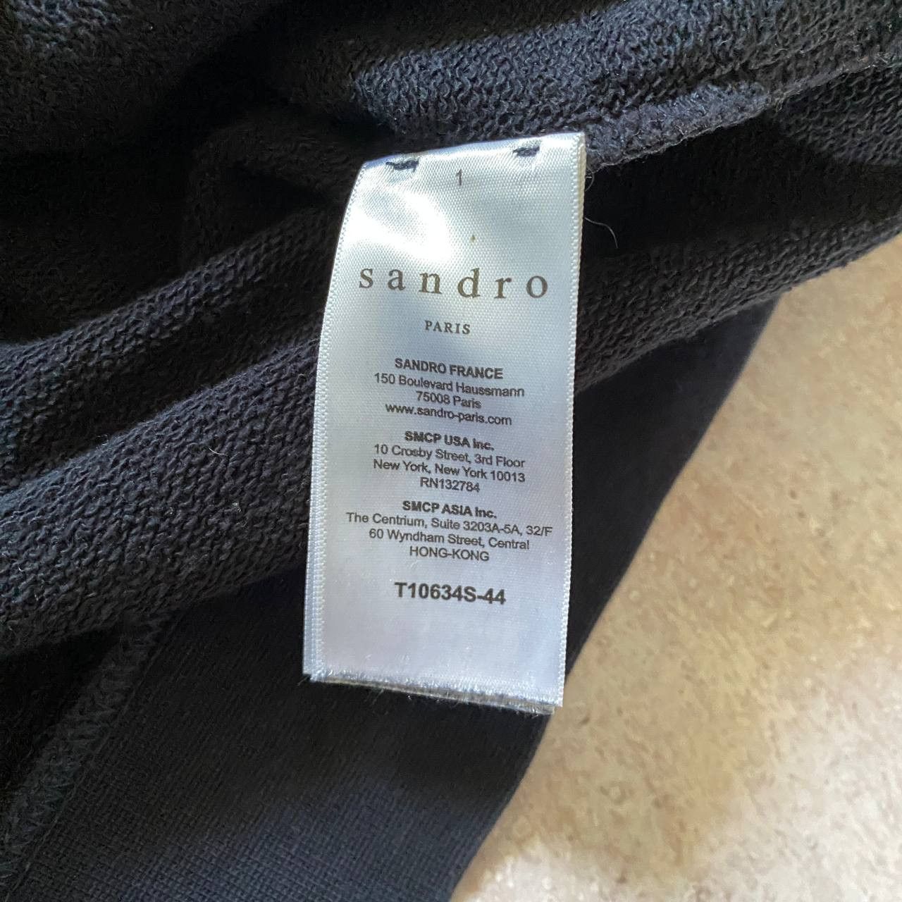Sandro × Vintage VINTAGE SANDRO PARIS LIGHT FADED NAVY SWEATSHIRT 114 Size US S / EU 44-46 / 1 - 4 Thumbnail