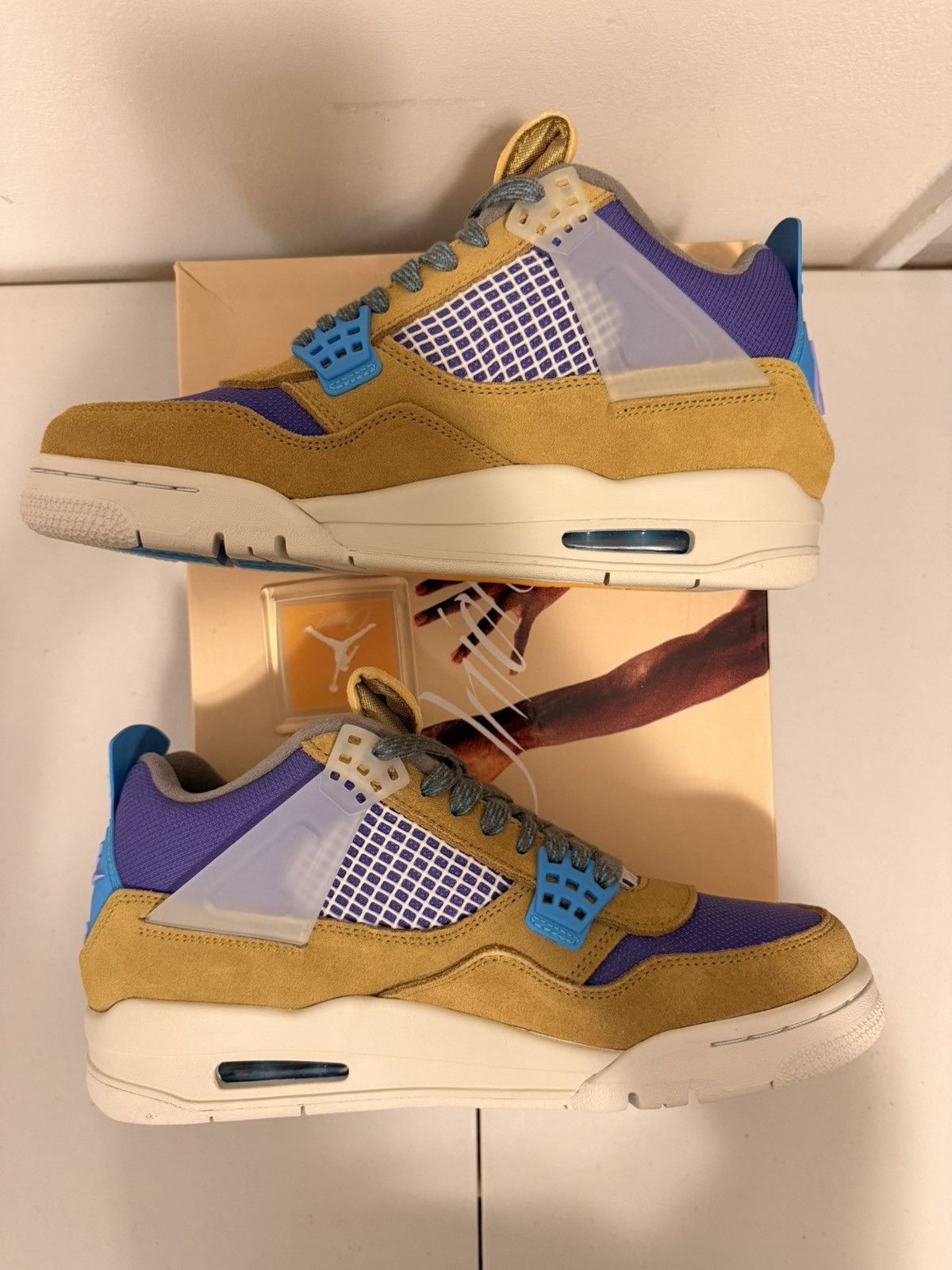 Jordan Brand × Union LA Jordan 4 Retro SP 30th Anniversary Union Desert Moss sz 8.5 Size US 8.5 / EU 41-42 - 2 Thumbnail