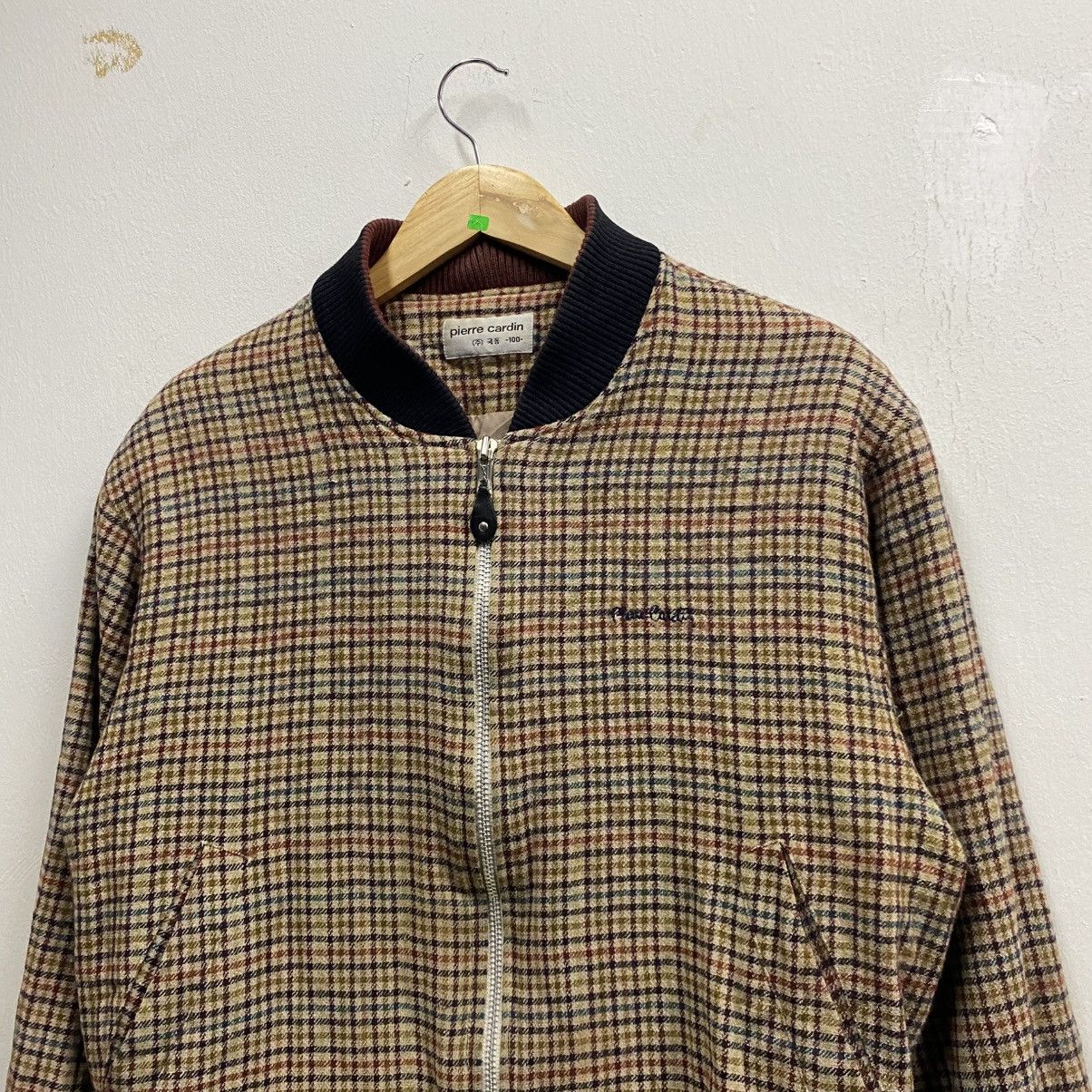 Pierre Cardin Pierre Cardin houndstooth bomber jacket in wool tweed Size US S / EU 44-46 / 1 - 4 Thumbnail
