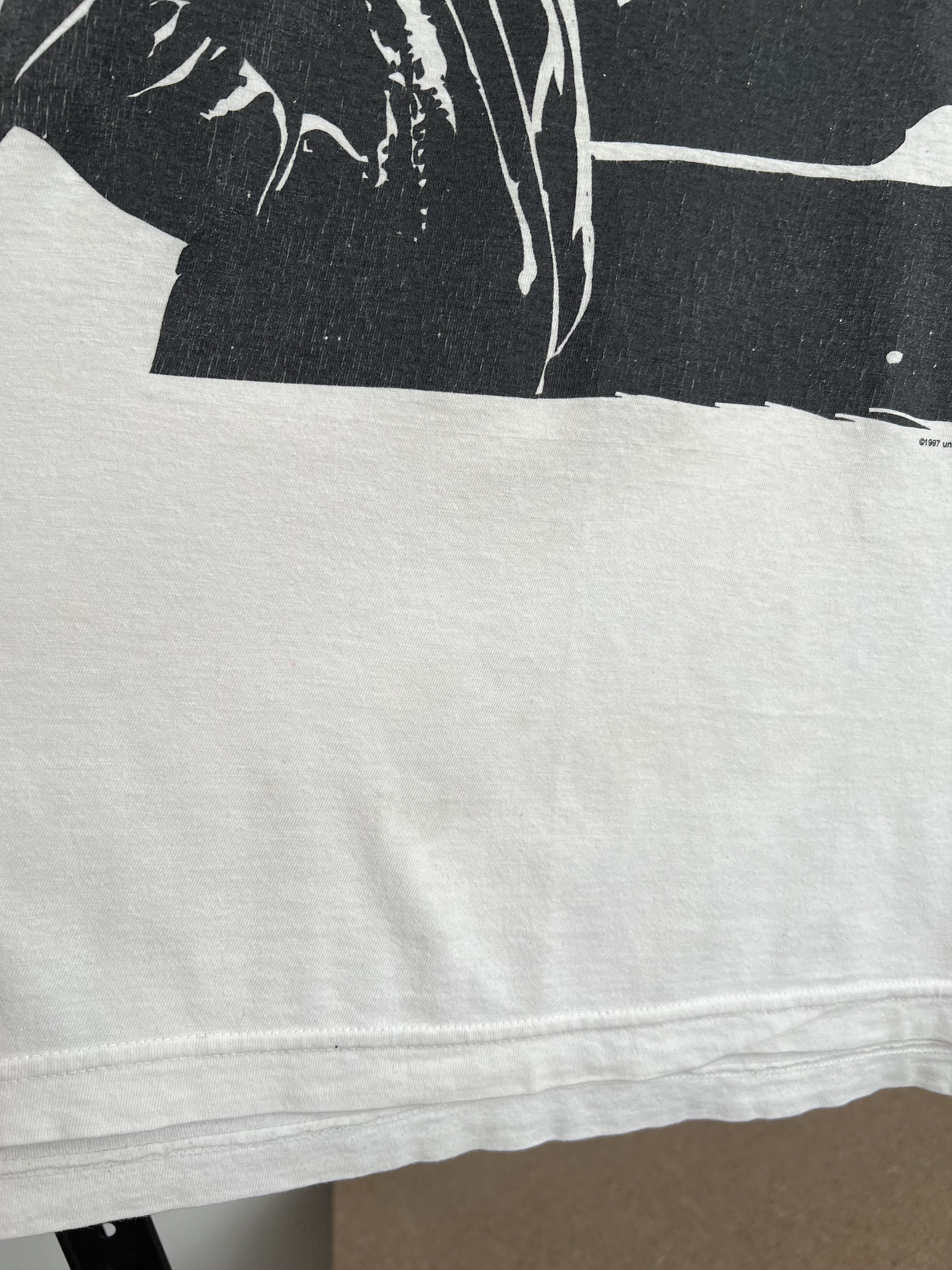 Band Tees Vintage 1997 Jon Bon Jovi Rock Band White T-shirt Size US XL / EU 56 / 4 - 10 Thumbnail