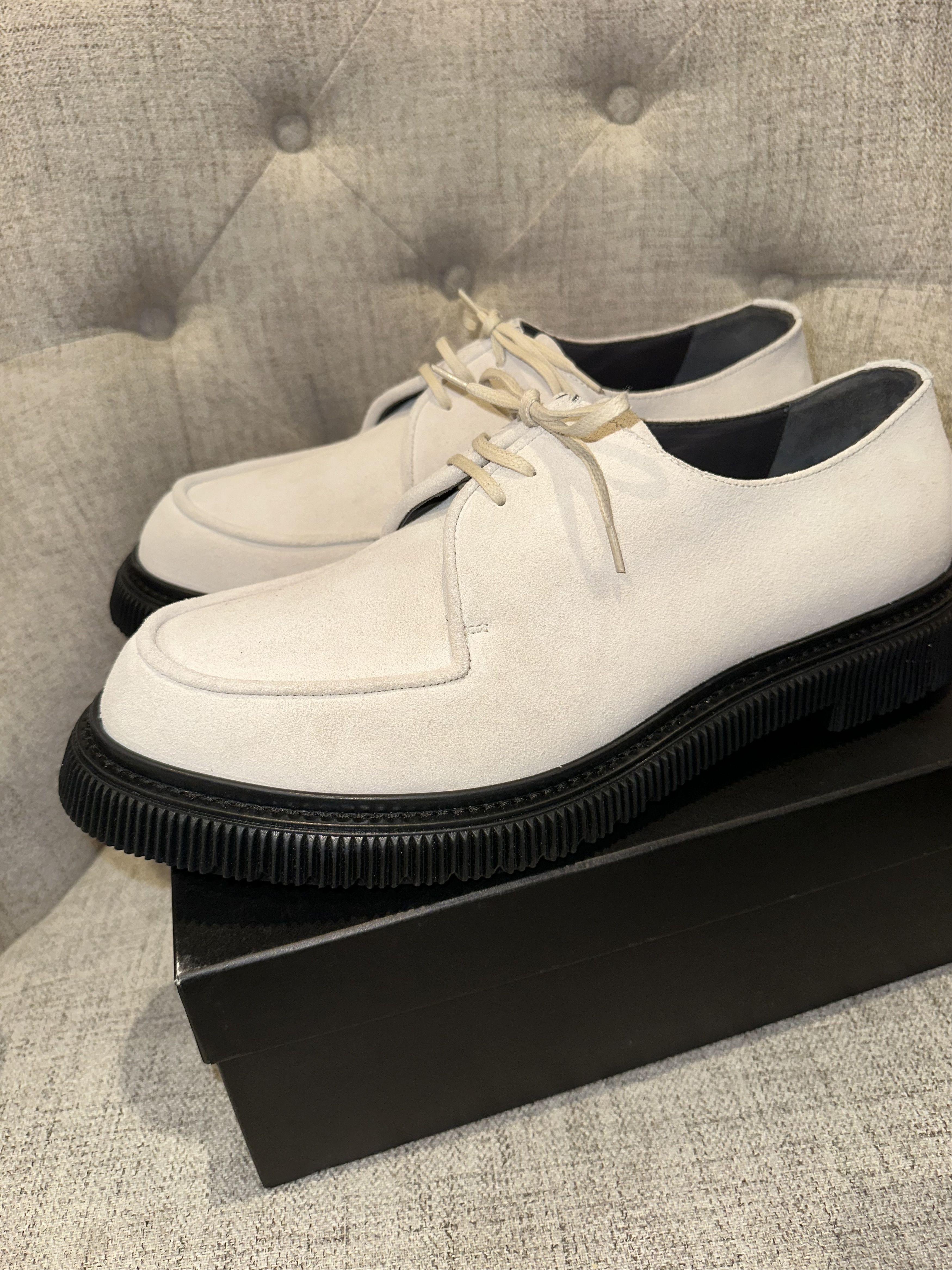 Adieu Paris Adieu Leather Apron Toe Derby Shoes $530 Sz 13. Size US 13 / EU 46 - 4 Thumbnail