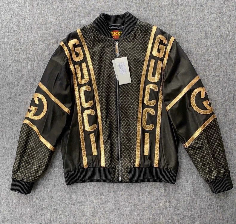 Gucci Dapper Dan Limited Edition Leather Jacket-2506