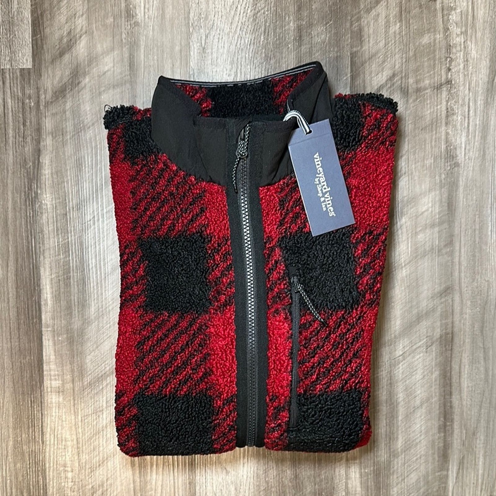 Vineyard Vines Vineyard Vines On The Go Sherpa Full Zip Jacket - Large Size US L / EU 52-54 / 3 - 1 Thumbnail