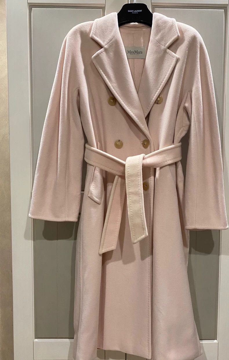 MaxMara Madame 101801 Pink Coat-2508
