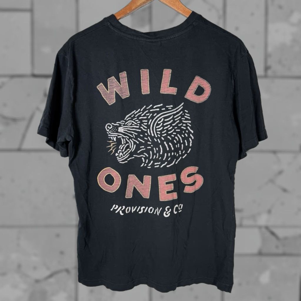 CO Provision & Co Black Wild Ones Graphic T-Shirt Men Medium Casual Streetwear Size US M / EU 48-50 / 2 - 1 Thumbnail