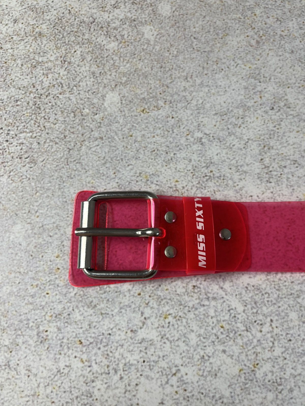 Miss Sixty Miss Sixty Belt Logo Red Womens 2000s Archive Y2K Size ONE SIZE - 4 Thumbnail