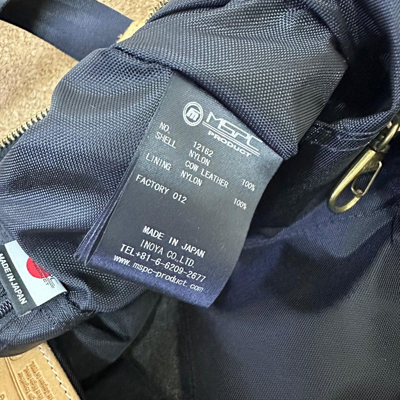 MasterPiece 🇯🇵 Masterpiece x Cordura Leather + Nylon 2 Way Sling Tote Bag Size ONE SIZE - 8 Thumbnail