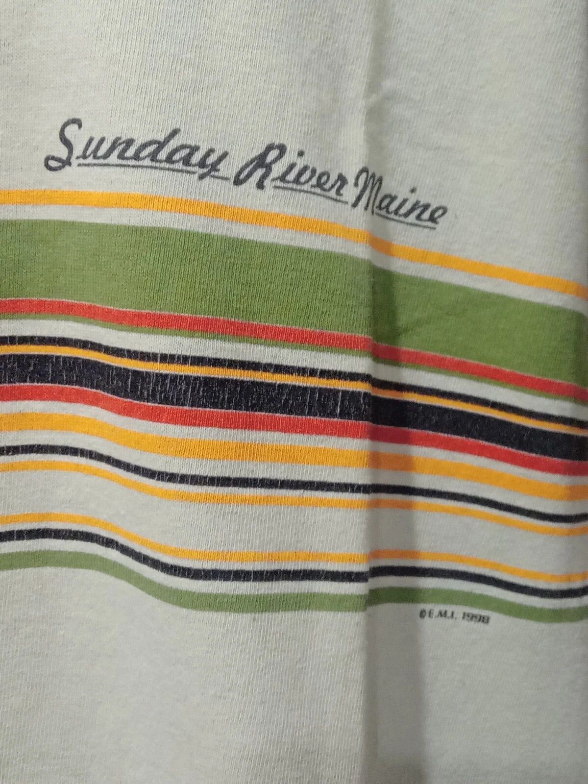 Other Vintage 90s Sunday River Maine 1998 T-Shirt Size L Size US L / EU 52-54 / 3 - 3 Thumbnail