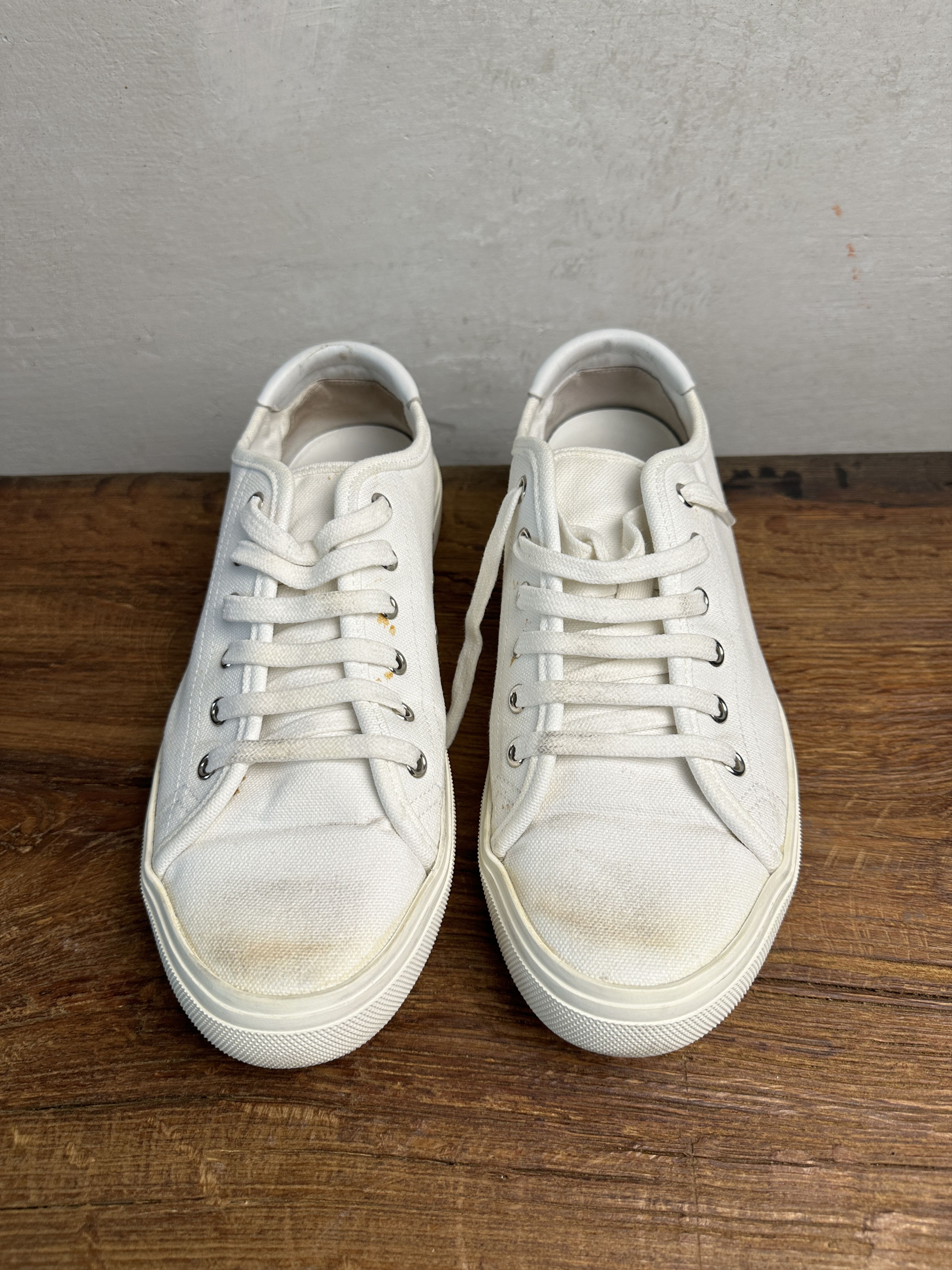 Saint Laurent Paris Saint Laurent Malibu Low Burnt White Size US 10 / IT 40 - 7 Thumbnail