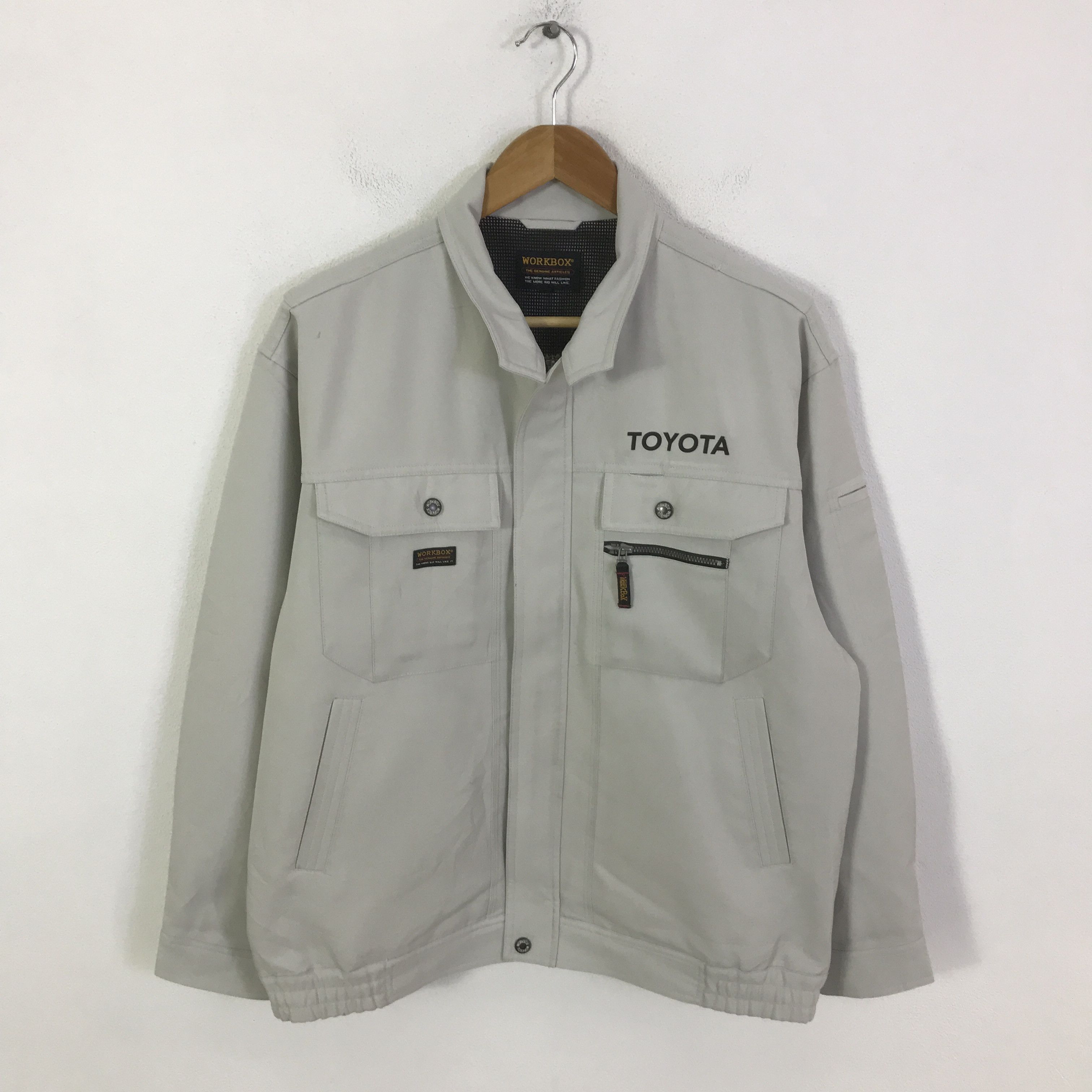 Japanese Brand Vtg toyota racing motorsport custom jacket K124B17 Size US L / EU 52-54 / 3 - 2 Thumbnail