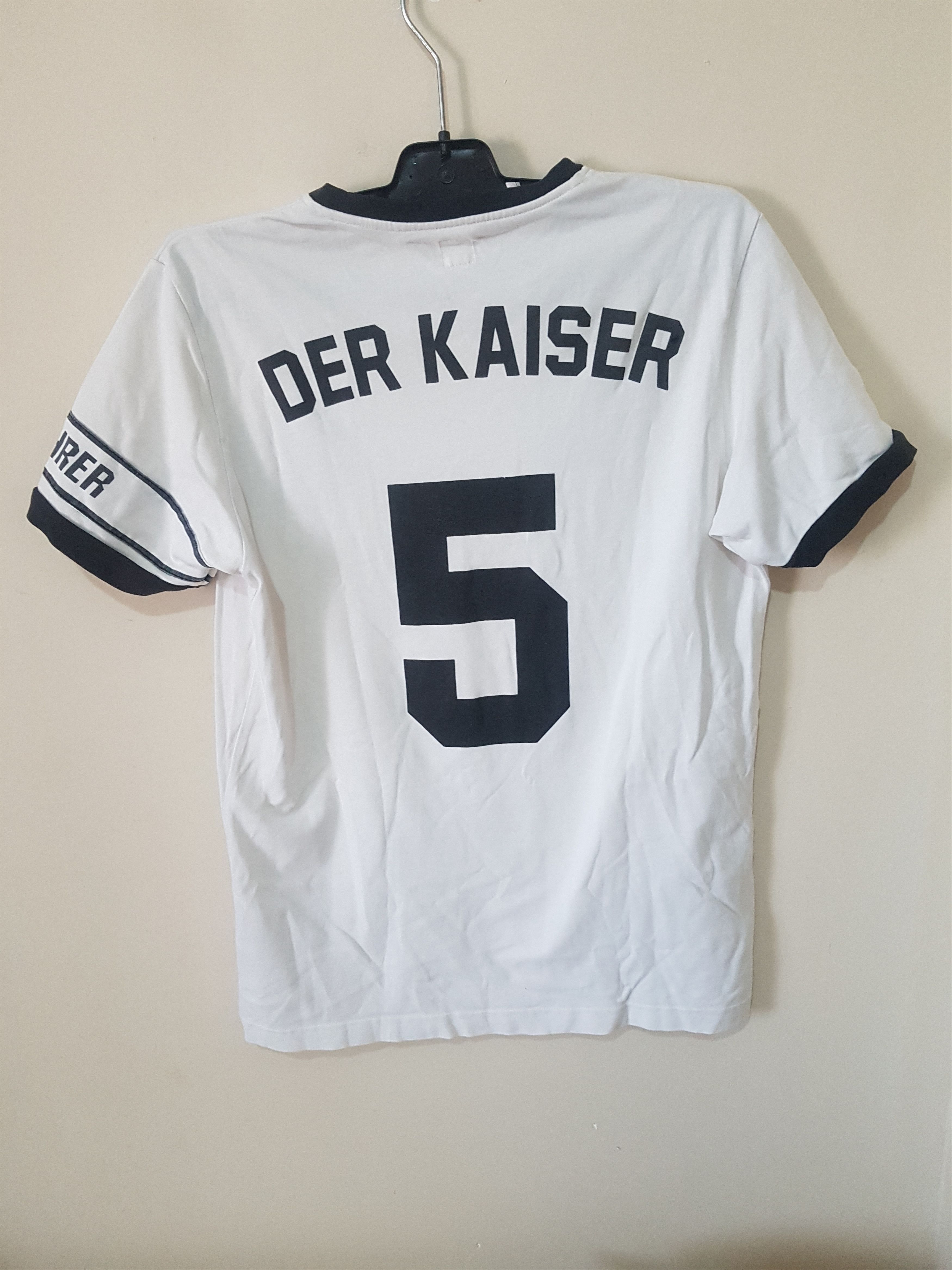 Adidas Adidas Germany Franz Beckenbauer #5 Der Kaiser T-shirt Size US M / EU 48-50 / 2 - 7 Thumbnail