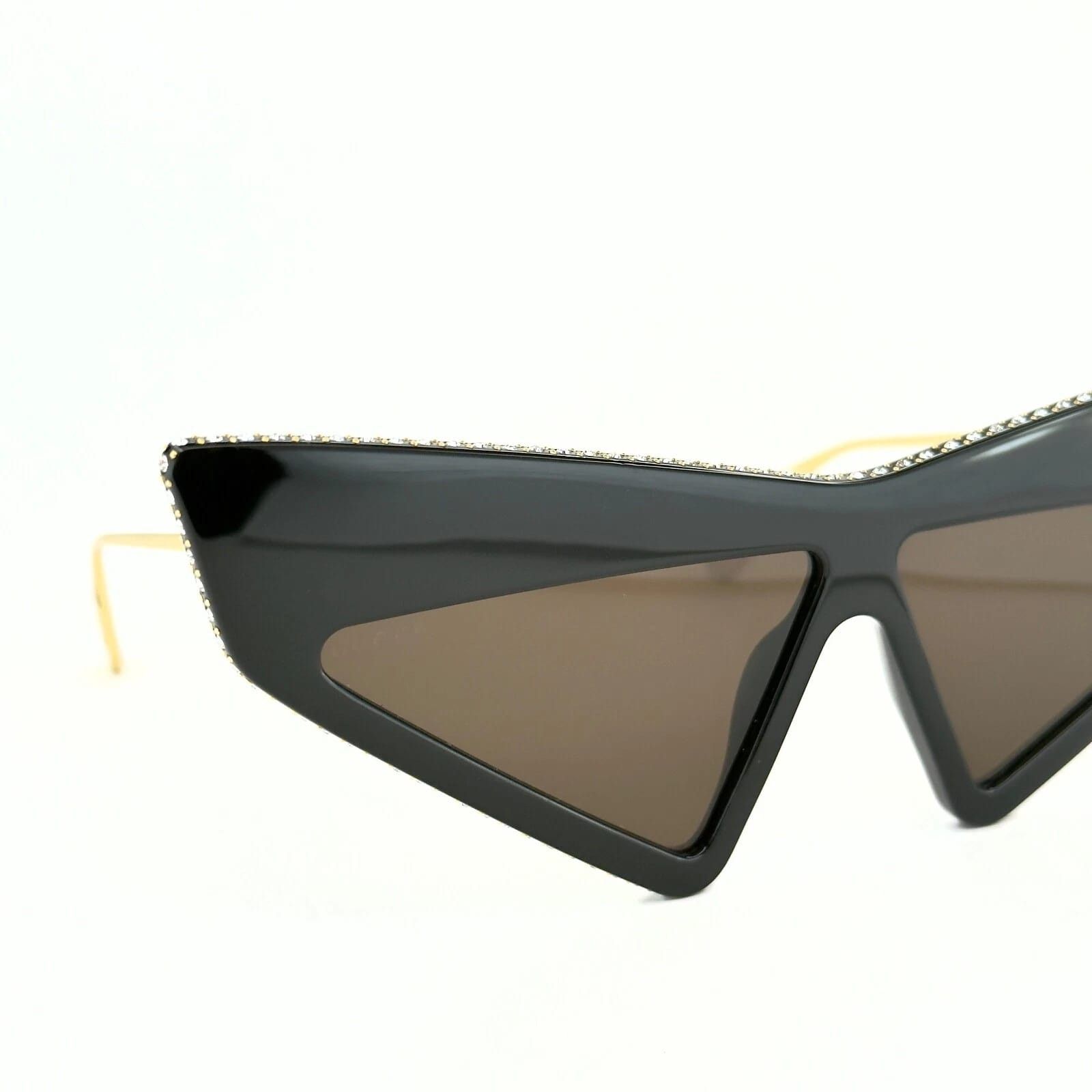 Gucci GUCCI GG0430S Hollywood Forever 0430 Black Sunglasses 002 Size ONE SIZE - 5 Thumbnail