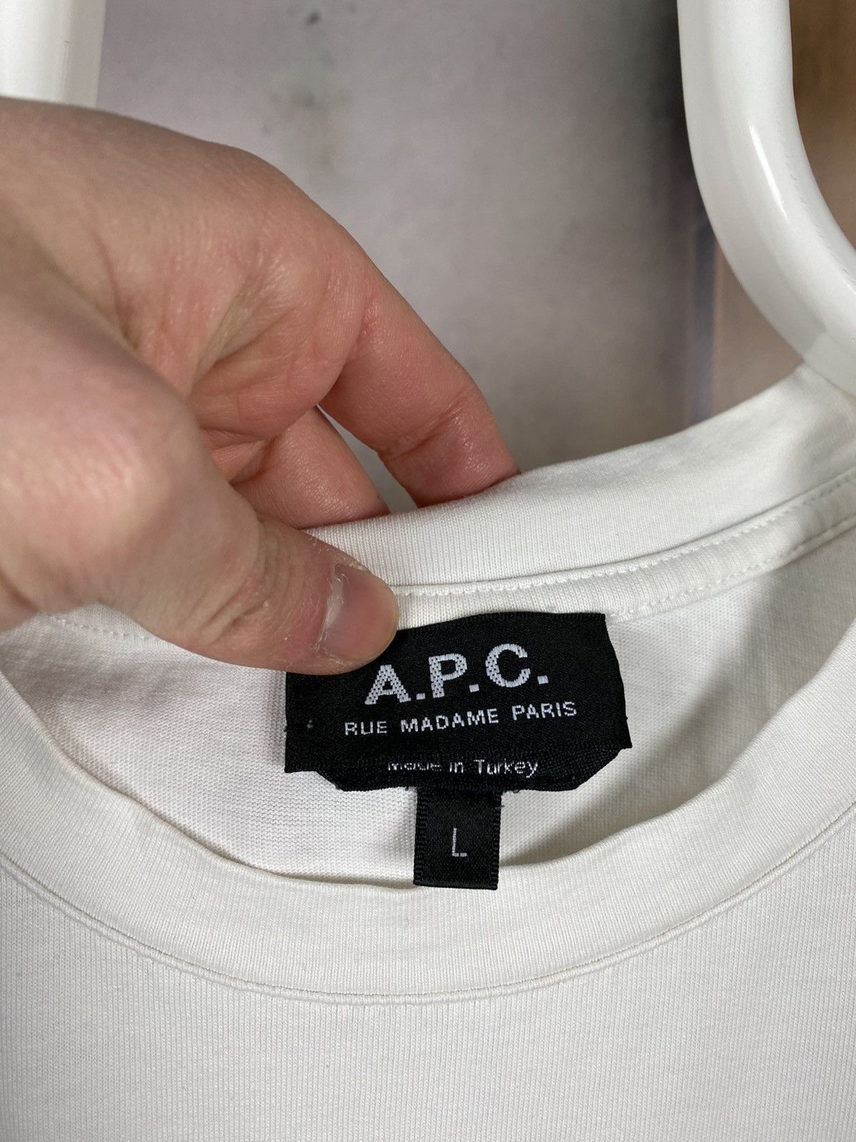 A.P.C. ☄️T-Shirt A.P.C Rue Madame Paris Radically Minimal Tee☄️ Size US L / EU 52-54 / 3 - 11 Thumbnail
