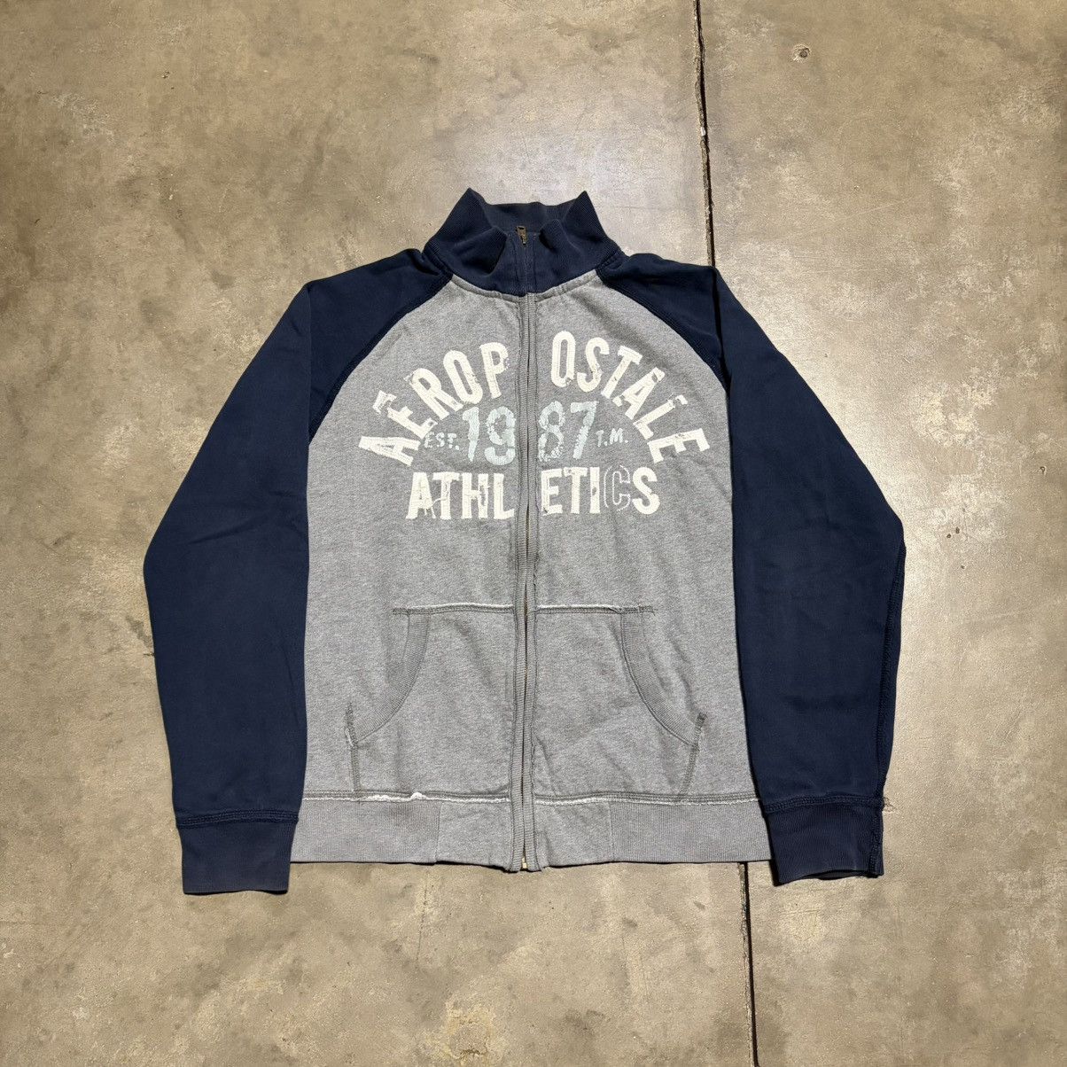 Aeropostale Vintage Aeropostale Track Jacket Zip Up Sweatshirt Athletic Size US M / EU 48-50 / 2 - 1 Thumbnail