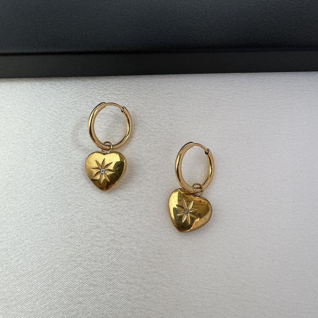 Other Love Heart Dangle Drop Earrings for Women Size ONE SIZE - 1 Thumbnail