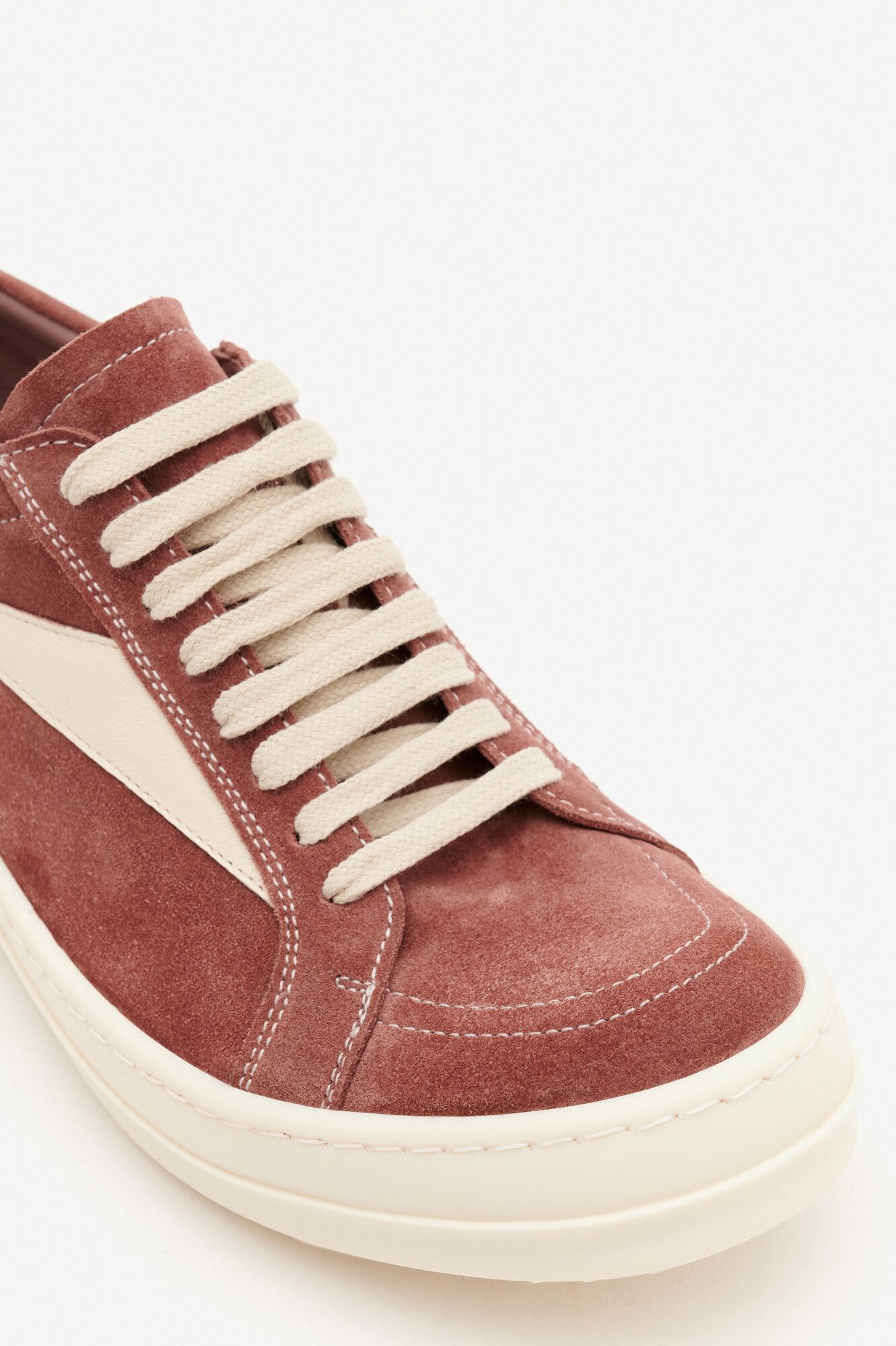 Rick Owens Rick Owens Vintage Suede Sneaker (Clay/Milk) Size US 11 / IT 41 - 5 Thumbnail