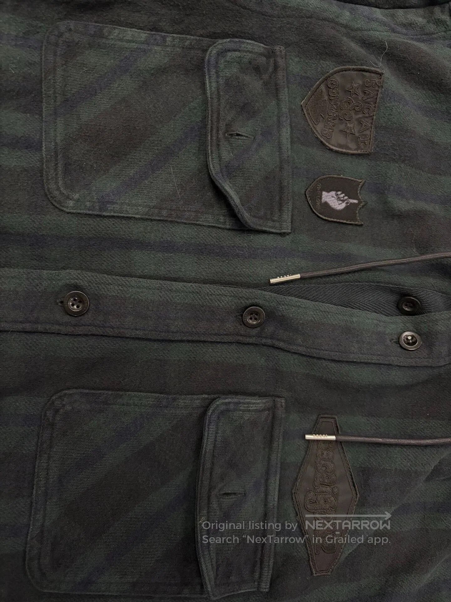 Sacai Sacai 24aw Flannel Check Shirt Jacket. Size US M / EU 48-50 / 2 - 5 Thumbnail