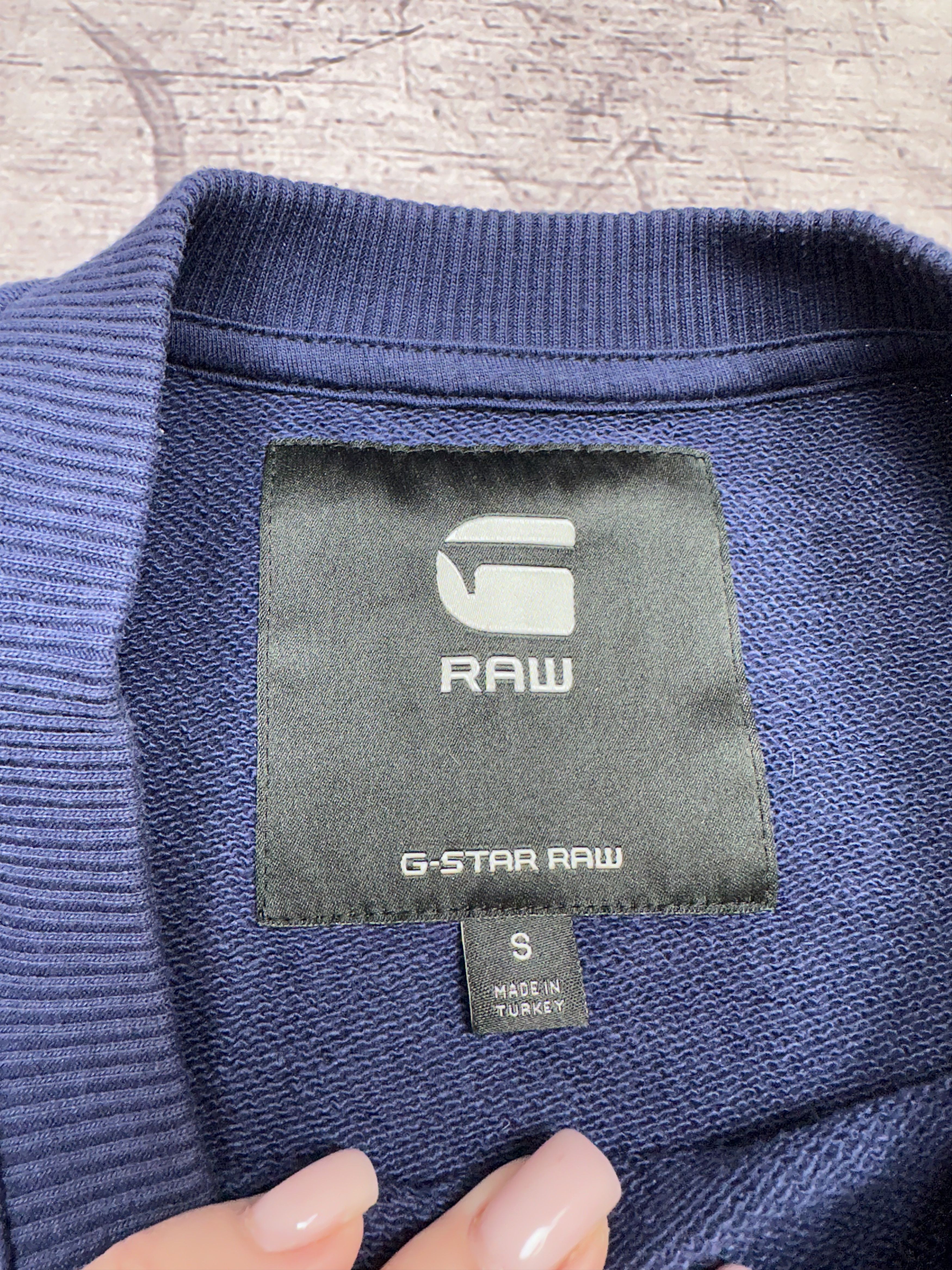 G-Star G Star Raw Smile Mens Big Logo Sweatshirt Size US S / EU 44-46 / 1 - 4 Thumbnail