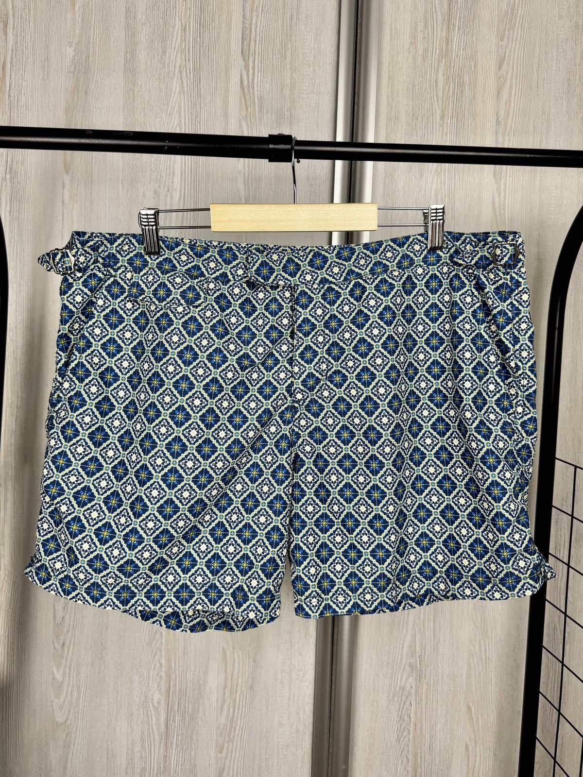 Suitsupply SuitSupply Geometrical Print Swim shorts Size XL Swimwear Size US 36 / EU 52 - 2 Thumbnail