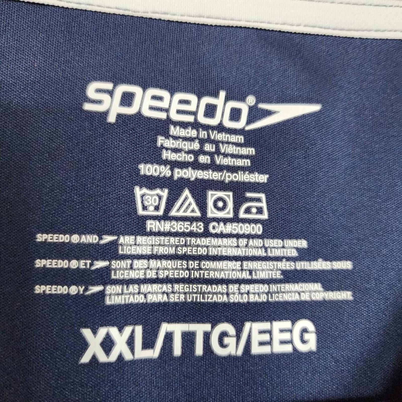 Speedo Speedo XXL Navy Blue Shirt Size US XXL / EU 58 / 5 - 3 Thumbnail