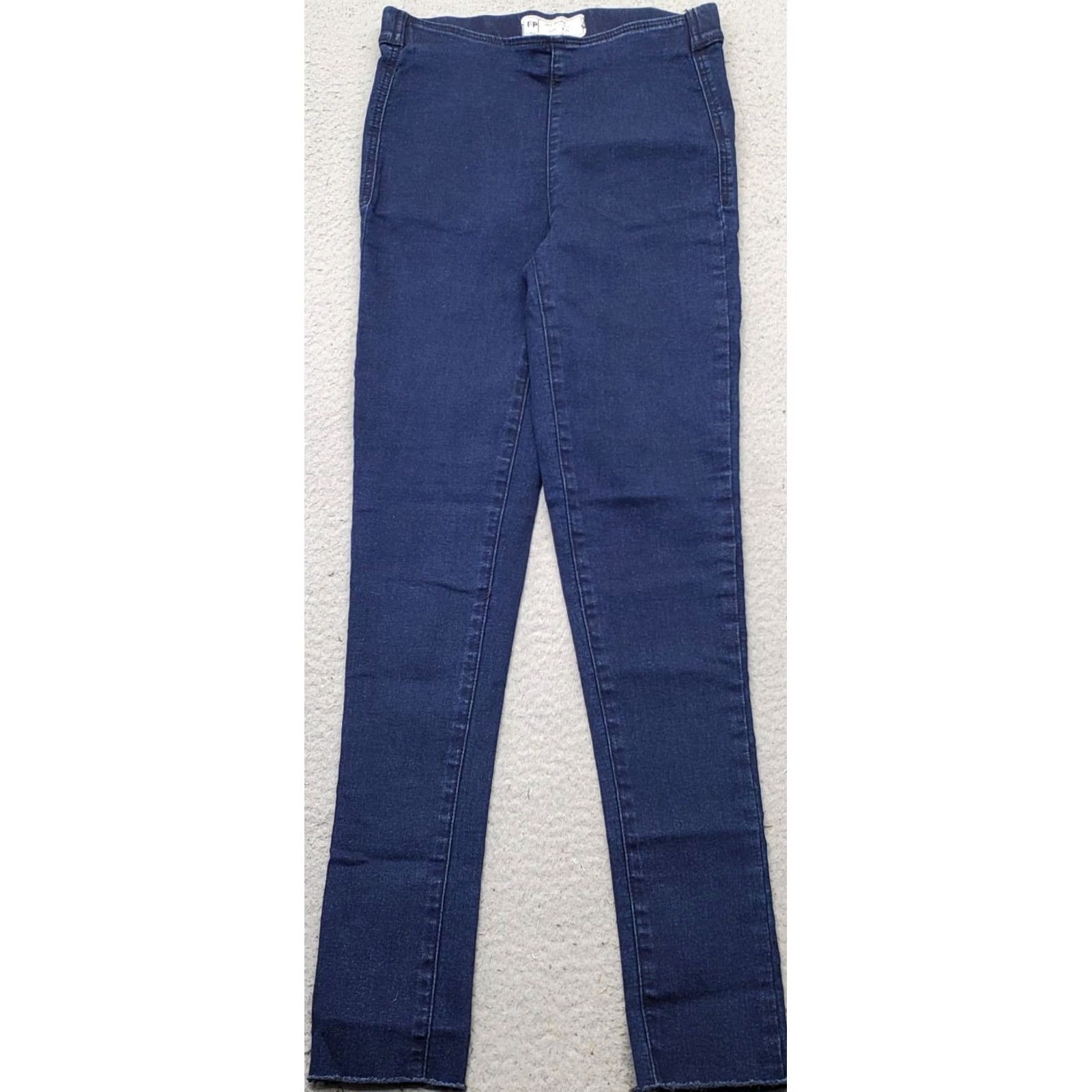 Free People Free People Skinny Jeans Womens 24 Blue Denim Stretch Comfort Pull-On Shoes? Size 42" / US 20 - 2 Thumbnail