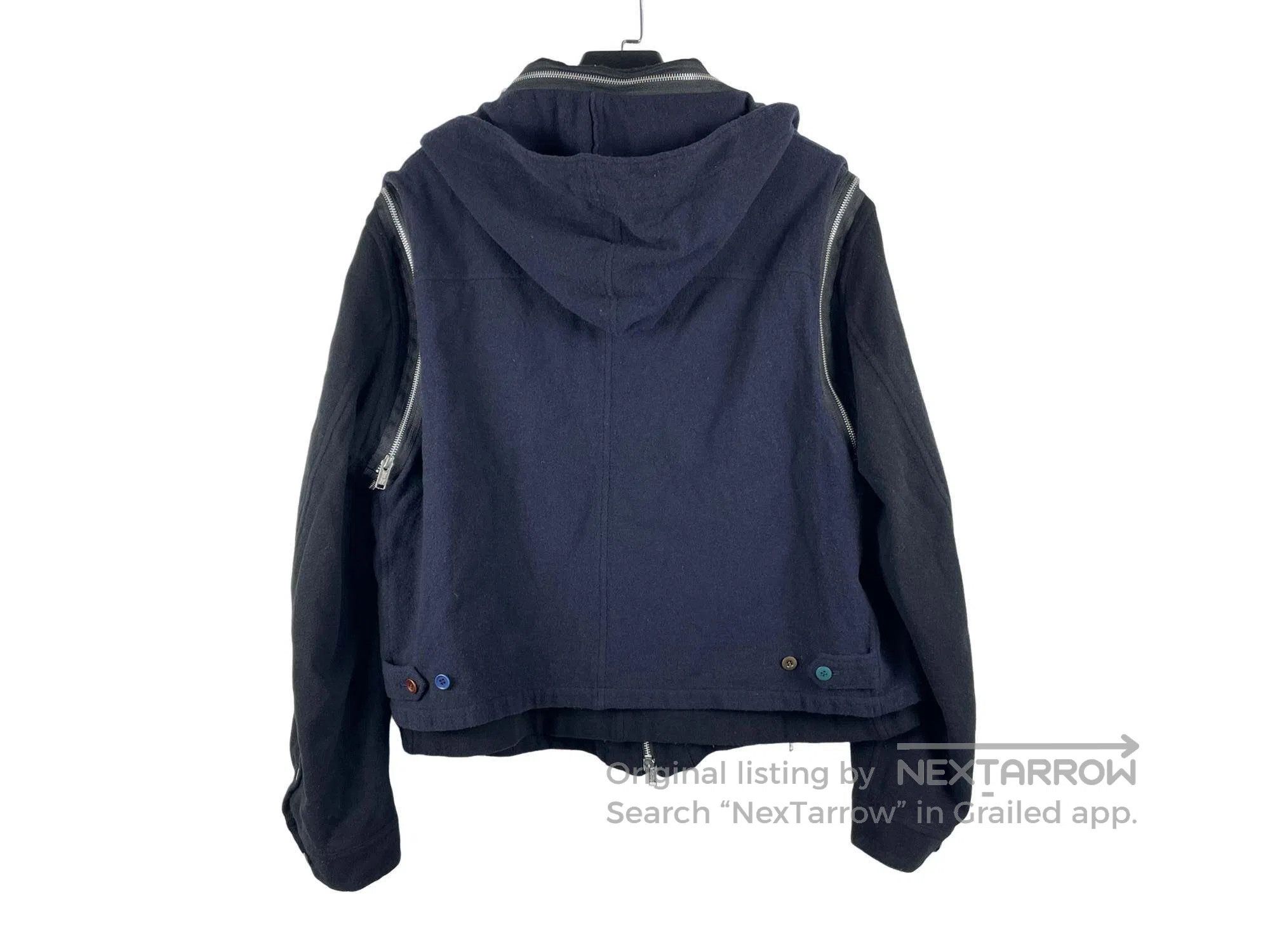 Undercover Undercover Fake Two-Piece Wool Zip Jacket Size US XL / EU 56 / 4 - 2 Thumbnail