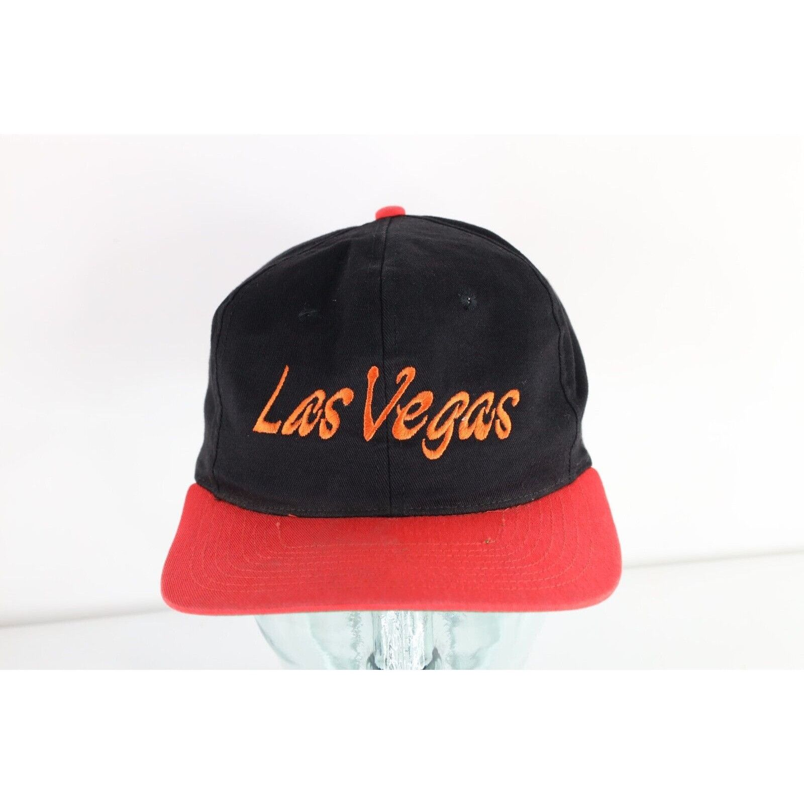 Vintage Vintage 90s Streetwear Faded Spell Out Cursive Las Vegas Hat Size ONE SIZE - 1 Thumbnail