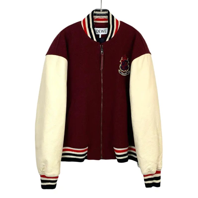 Loewe Loewe Color-Blocked Wool Women's Jacket 0089 Size L / US 10 / IT 46 - 1 Thumbnail