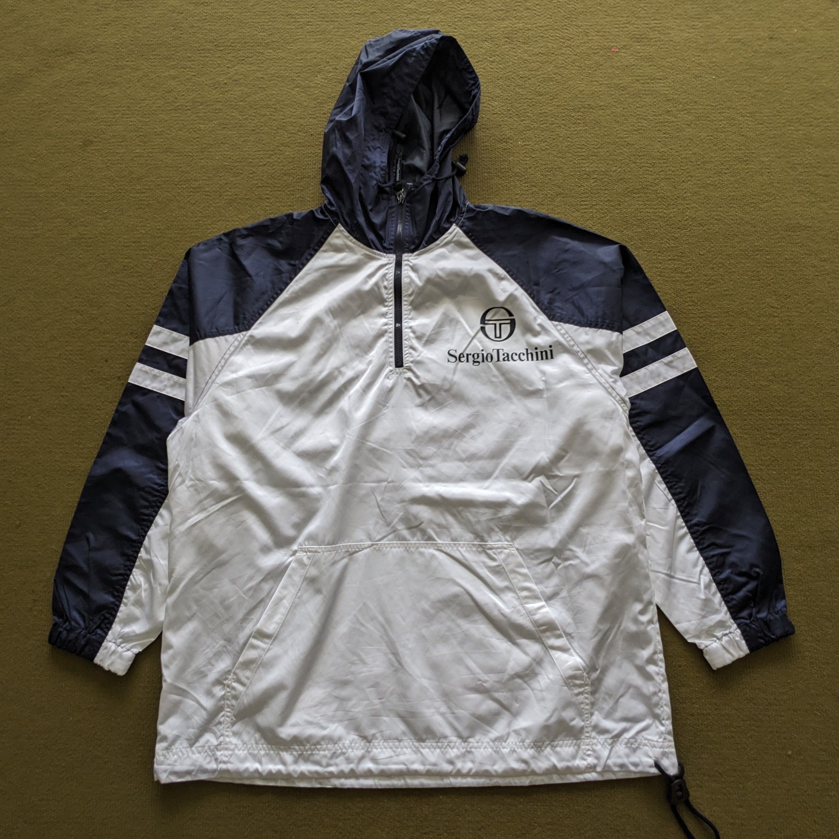 Sergio Tacchini Vintage SERGIO TACCHINI Luxury Brand Windbreaker Jacket Size US XXL / EU 58 / 5 - 2 Thumbnail