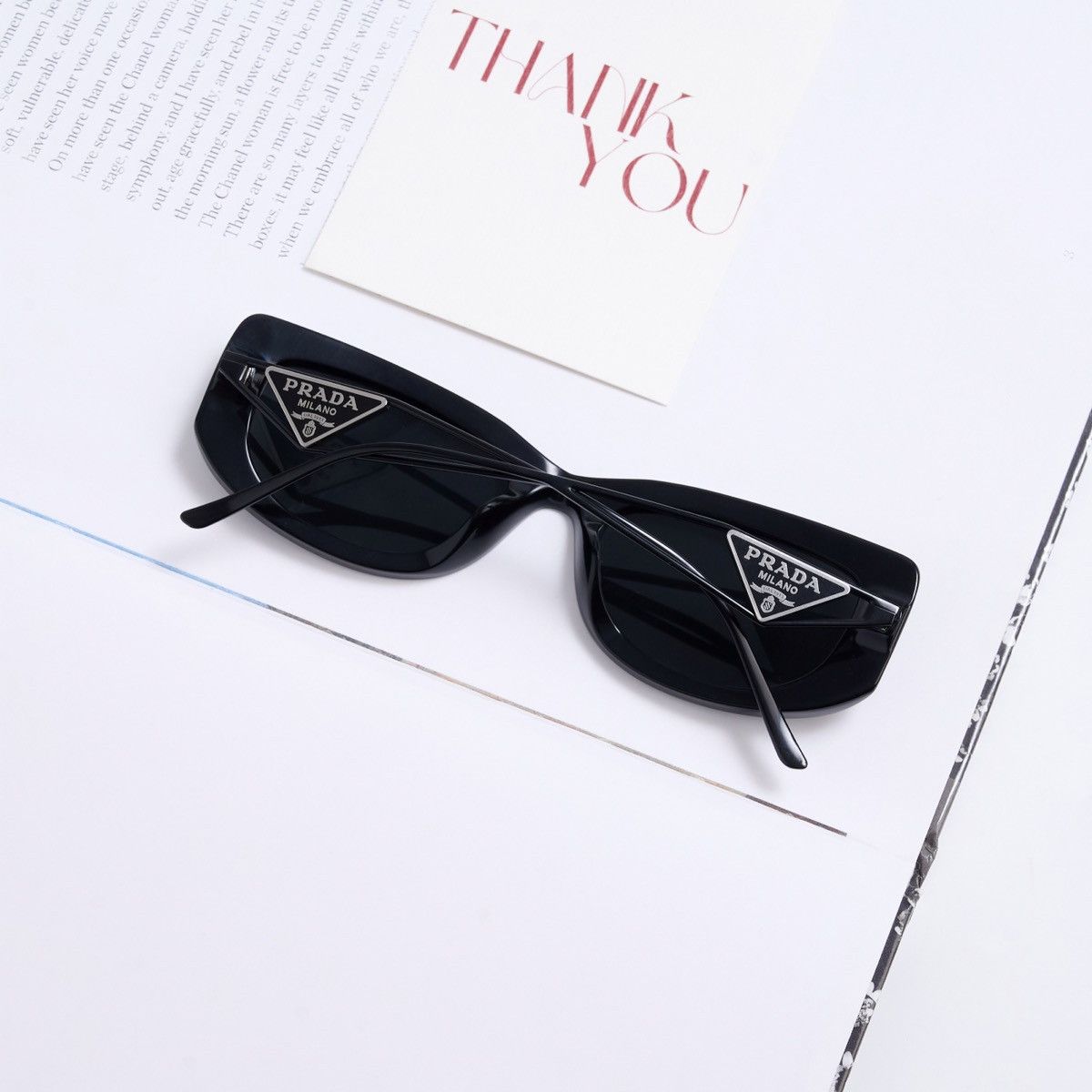 Prada PRADA 0PR 14YS 1AB5S0 SUNGLASSES Size ONE SIZE - 7 Thumbnail