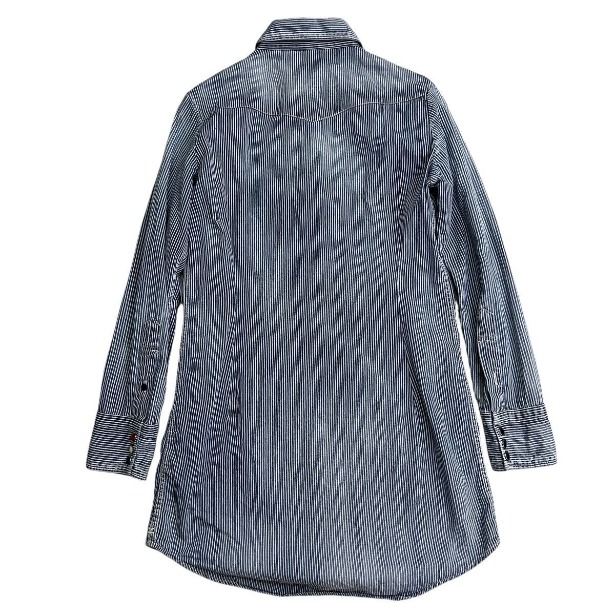 45rpm R BY 45RPM HIKORY STRIPE SNAPBUTTON LONG SHIRT MADE IN JAPAN Size M / US 6-8 / IT 42-44 - 2 Thumbnail
