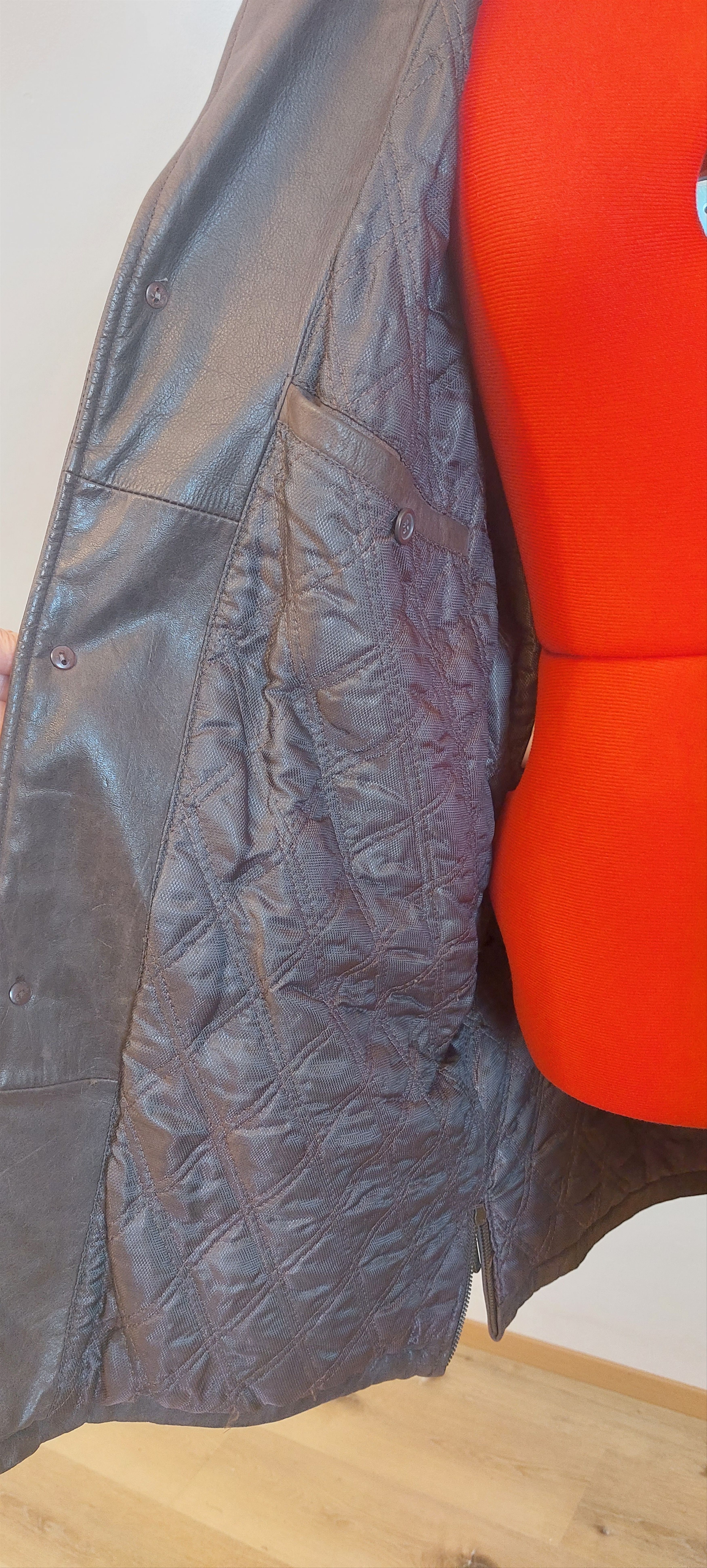 Vintage Vintage Italian Nubuck Leather Blazer Brown EU 54 Size US L / EU 52-54 / 3 - 10 Thumbnail