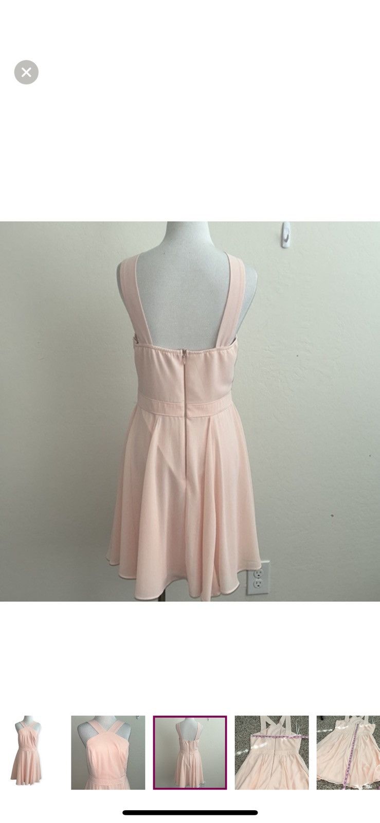 Lulus Lulus medium forevermore skater dress Size M / US 6-8 / IT 42-44 - 3 Thumbnail