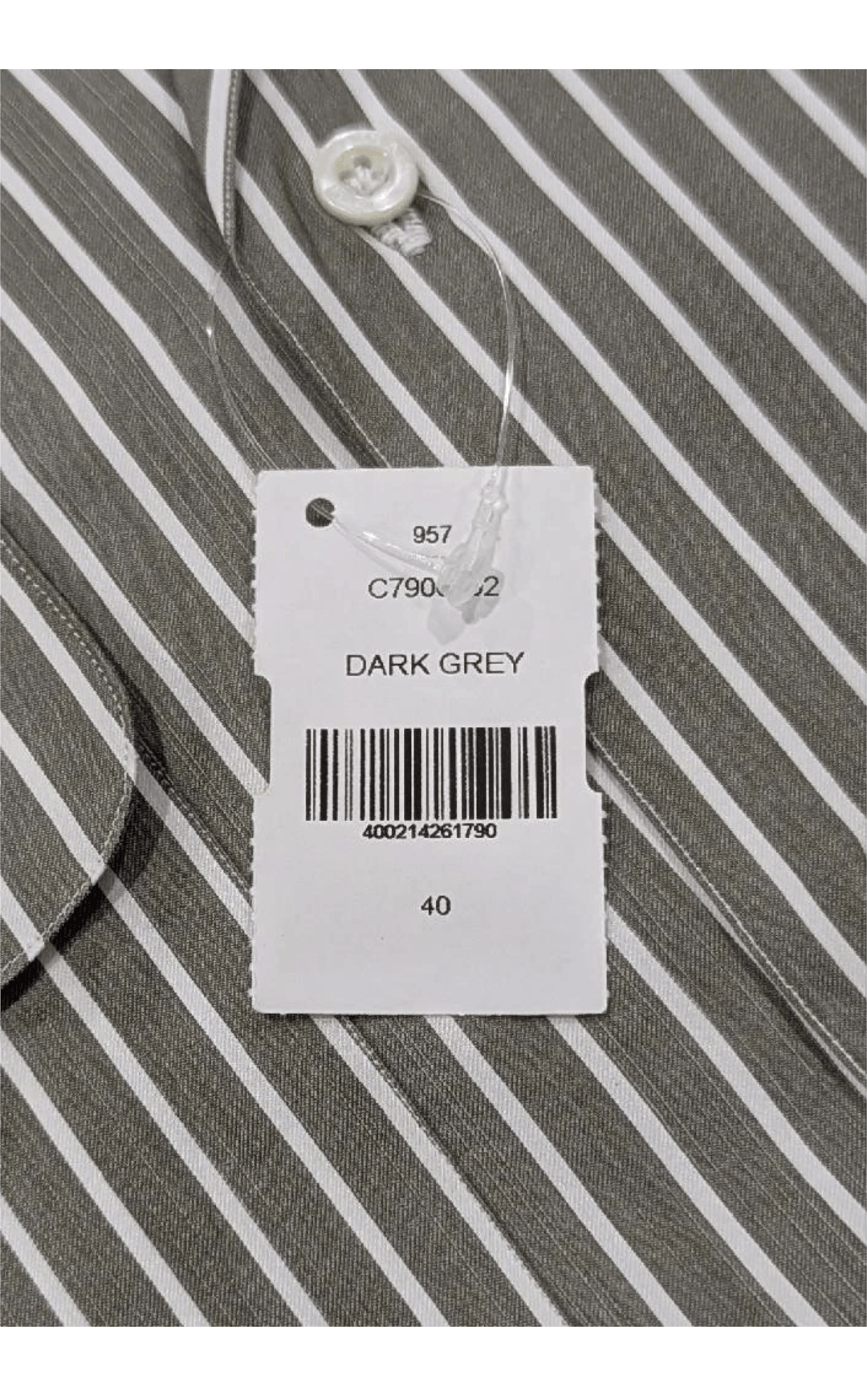Isaia ISAIA Striped SS Button Up Camp Shirt Gray 40 US Medium Size US M / EU 48-50 / 2 - 5 Thumbnail