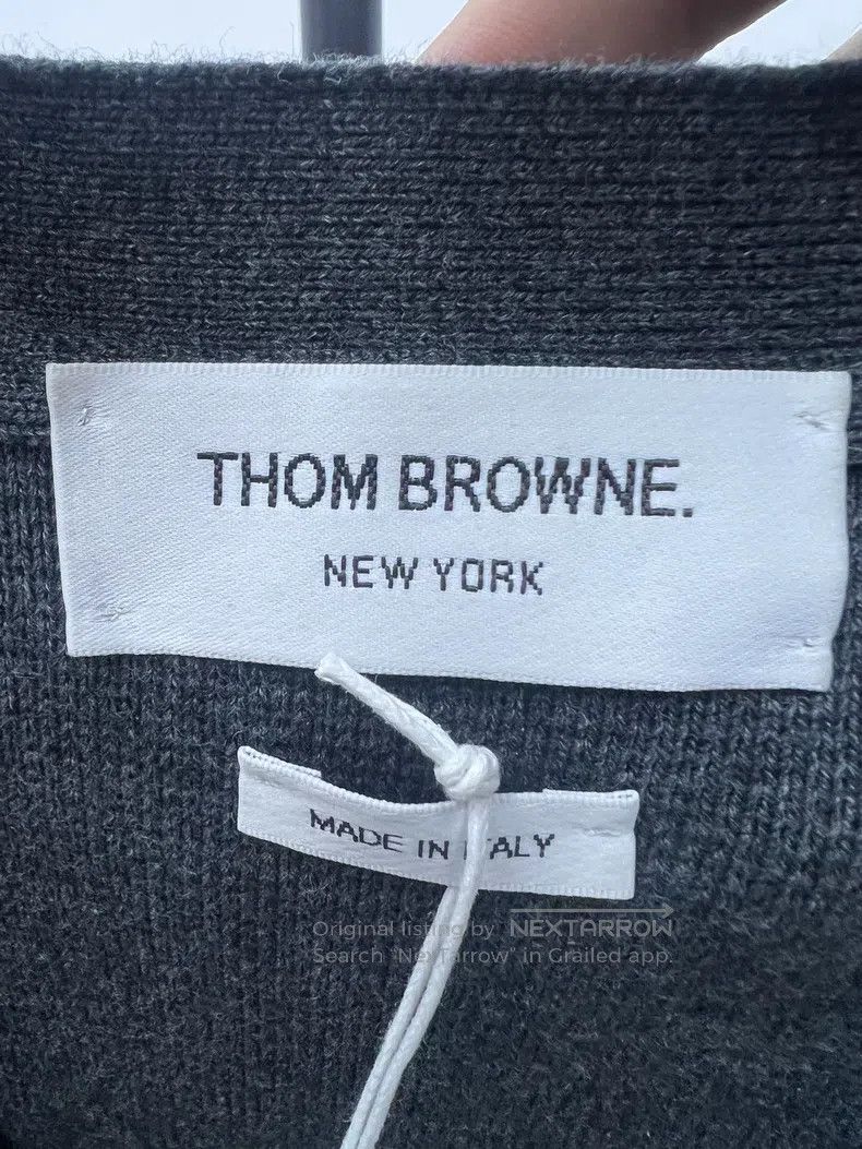 Thom Browne Thom Browne Heavy Wool Cardigan Size US M / EU 48-50 / 2 - 4 Thumbnail