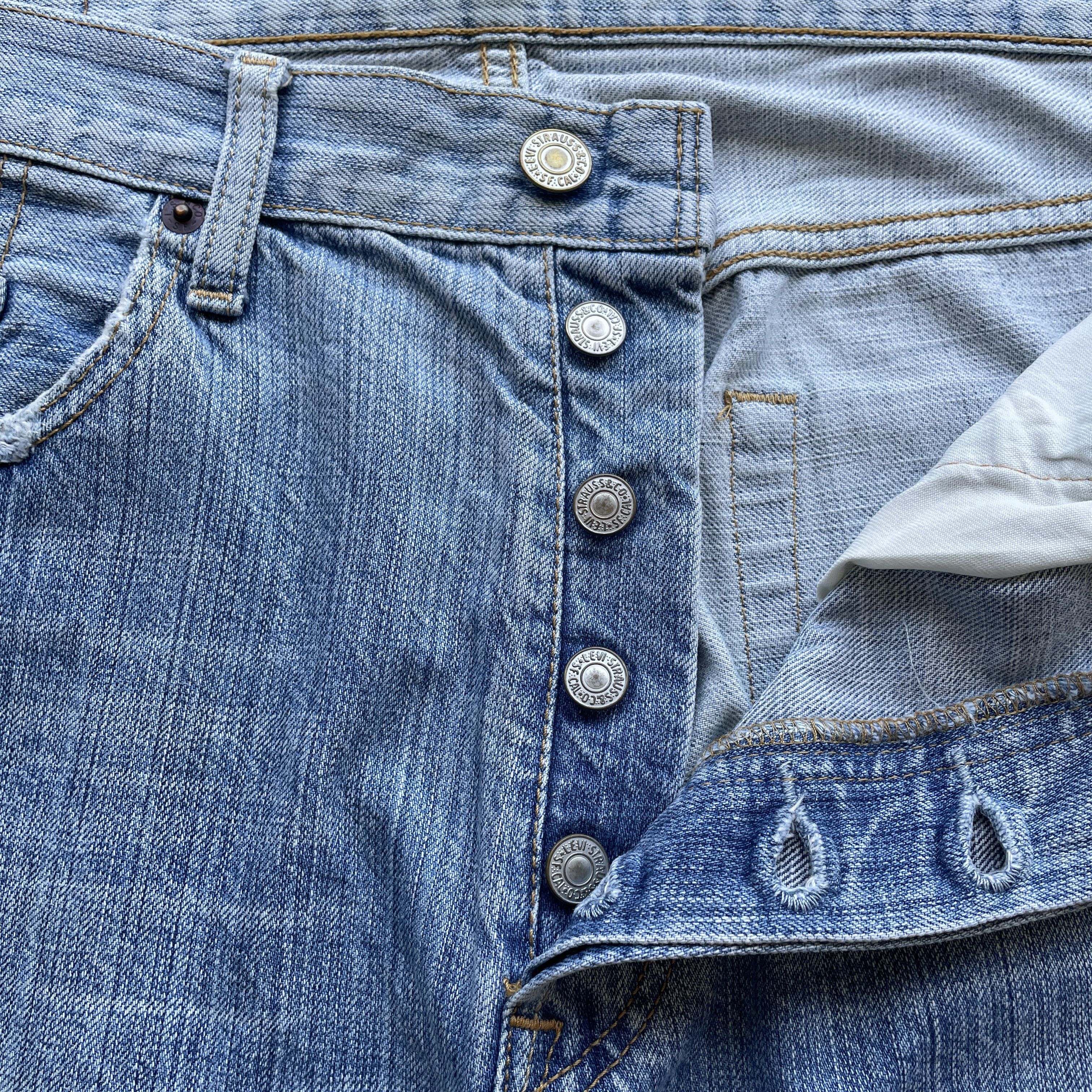 Levi's Vintage Levi’s 501 Lightwashed Denim Faded Jeans Pants W34 Size US 34 / EU 50 - 6 Thumbnail
