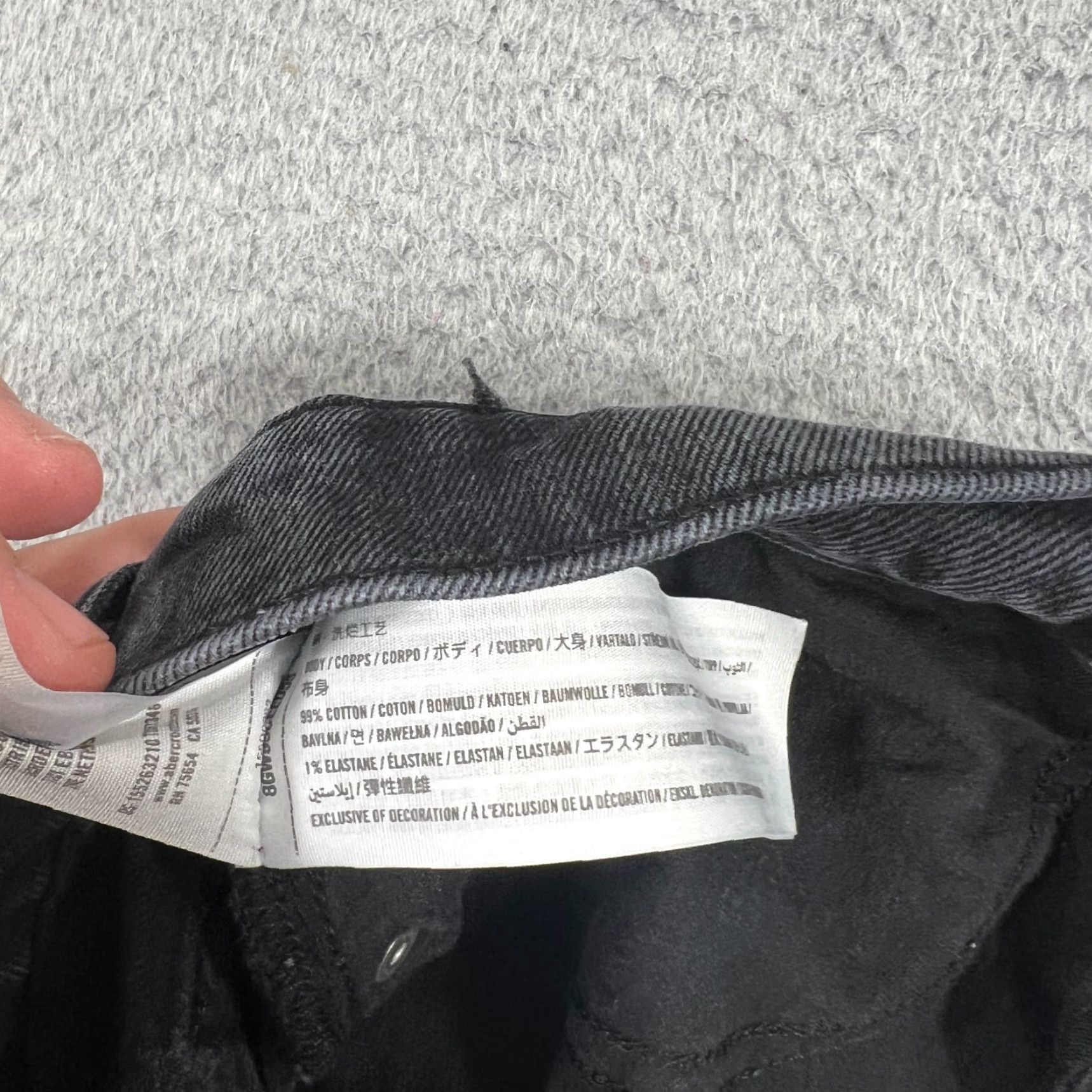 Abercrombie & Fitch VINTAGE Abercrombie & Fitch Women’s Jeans The Dad High Rise Button Fly Distressed Blue 16 Regular 31in Inseam Girls/Womens Size 38" / US 16 / IT 52 - 7 Thumbnail