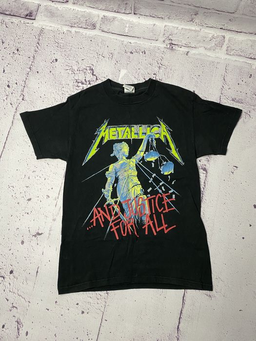 Vintage Vintage 1994 Metallica Hammer Of Justice Crushes Pushead T ...