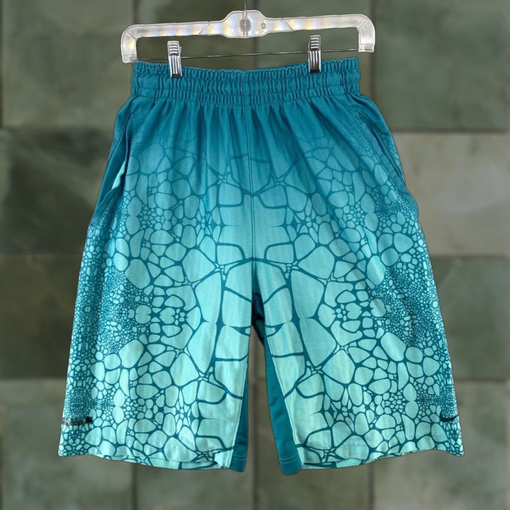 Nike Nike Dri Fit Athletic Shorts Mens Small Blue Snake Print Lebron James Size US 29 - 1 Thumbnail