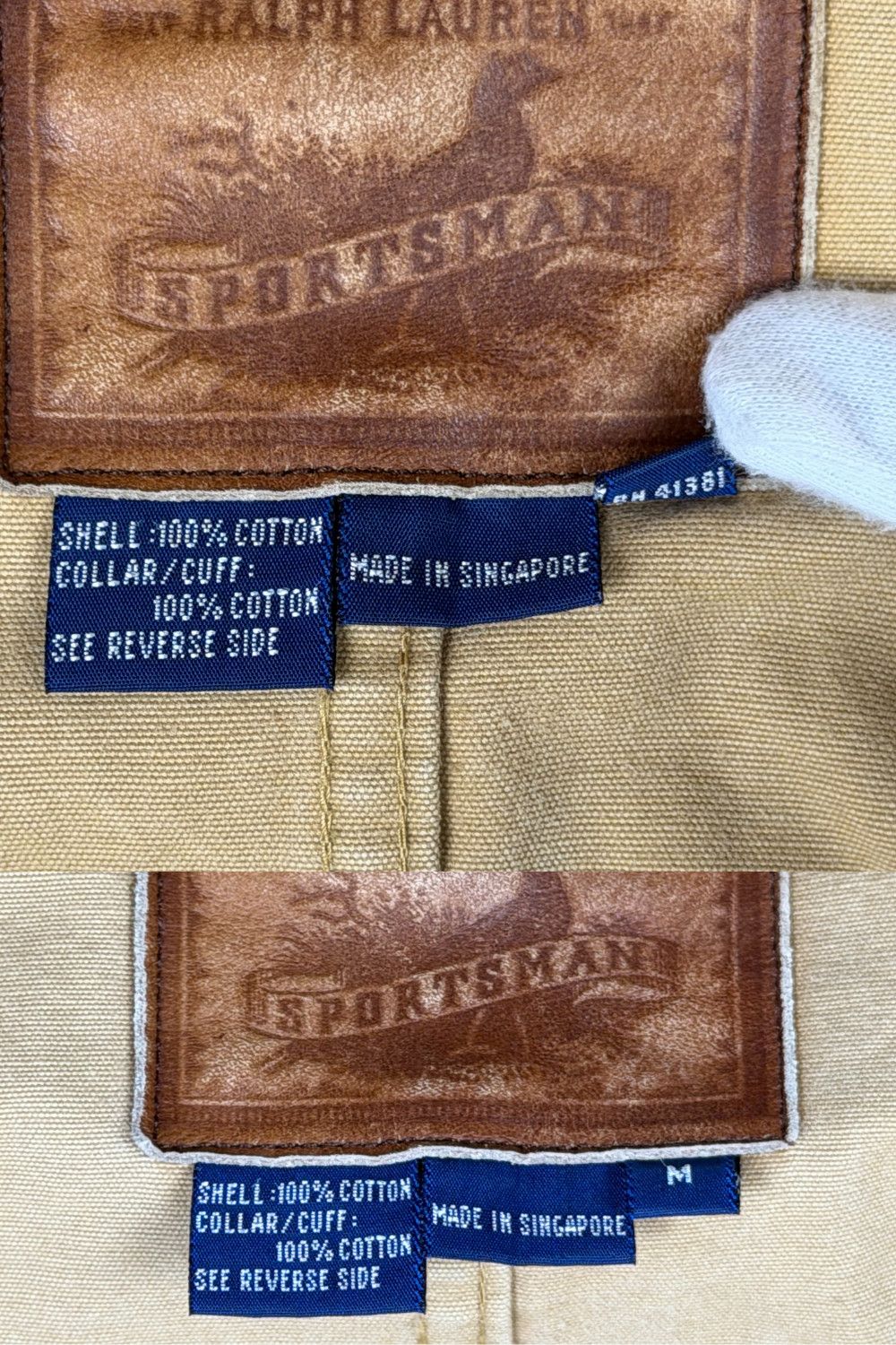 AW94 Polo Ralph Lauren Sportsman Hunting Jacket Canvas Field image 5