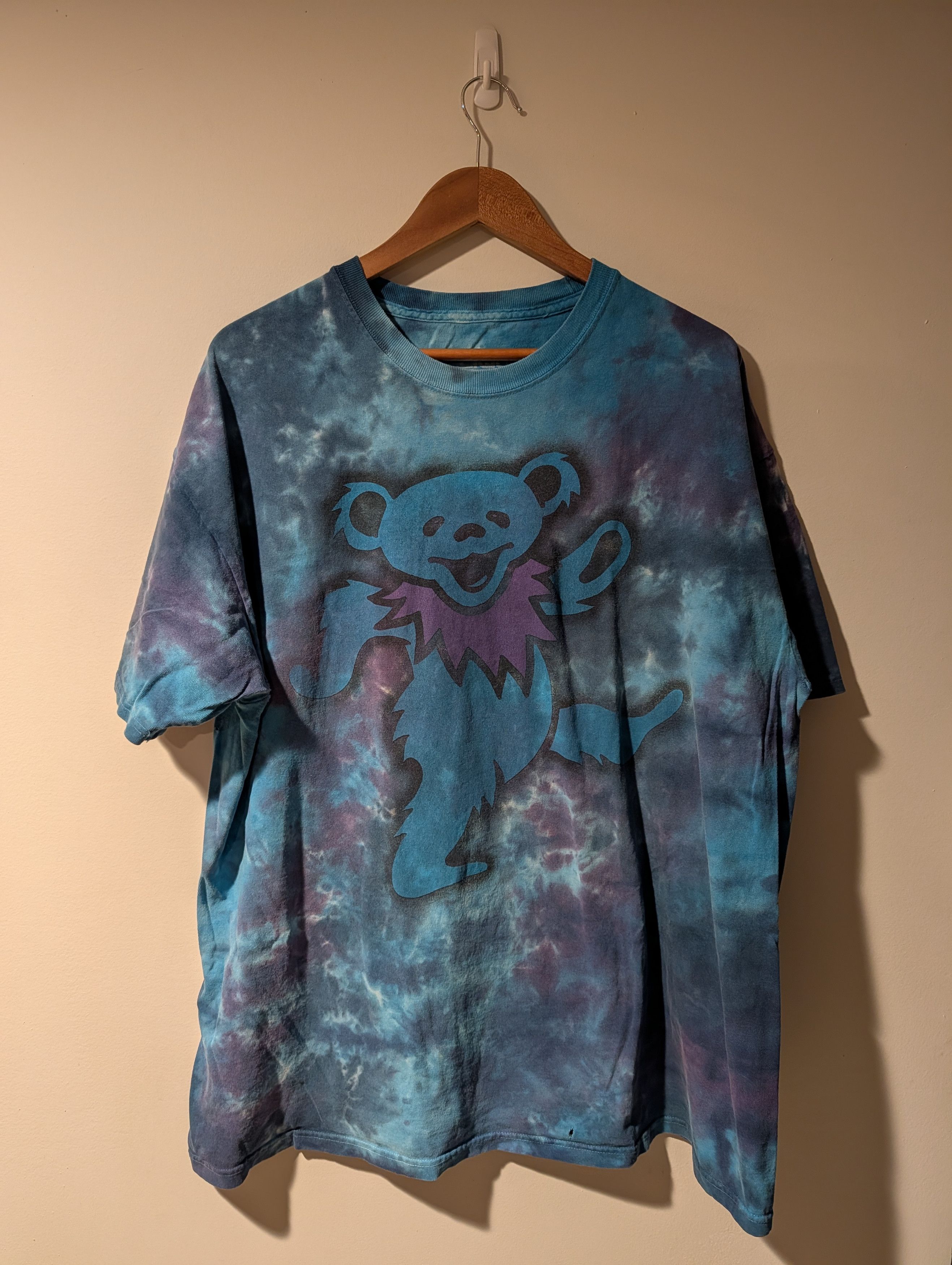 Grateful Dead Grateful Dead Dancing Bears Liquid Blue XX-Large T-Shirt Size US XXL / EU 58 / 5 - 1 Thumbnail