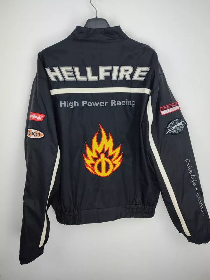 Vintage Vintage Polo Power Racing Hell Fire 90s Men's Motorcycle Size US XXL / EU 58 / 5 - 14 Thumbnail