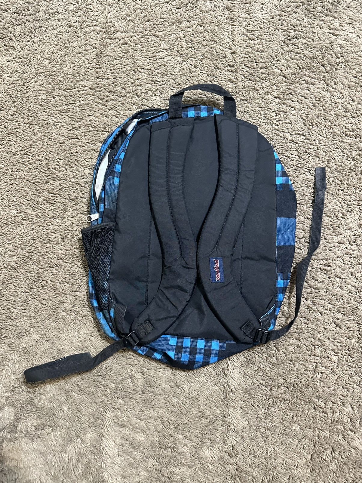 Jansport Vintage JanSport “teal checker board” backpack 00s Size ONE SIZE - 4 Thumbnail