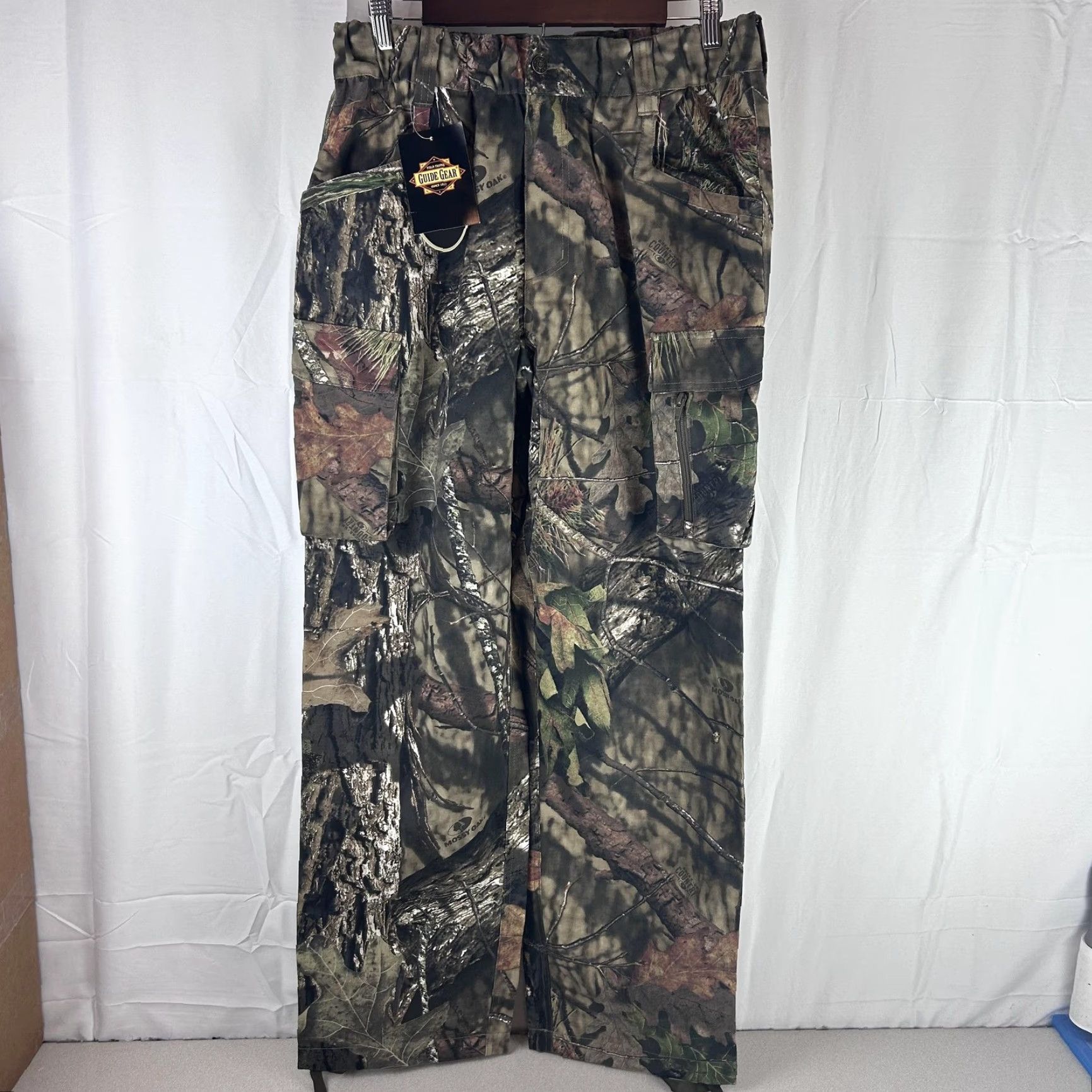 Vintage Guide Gear Pants Mens Large Camouflage Mossy Oak Camo Hunting Outdoor Cargo Size US 33 - 2 Thumbnail