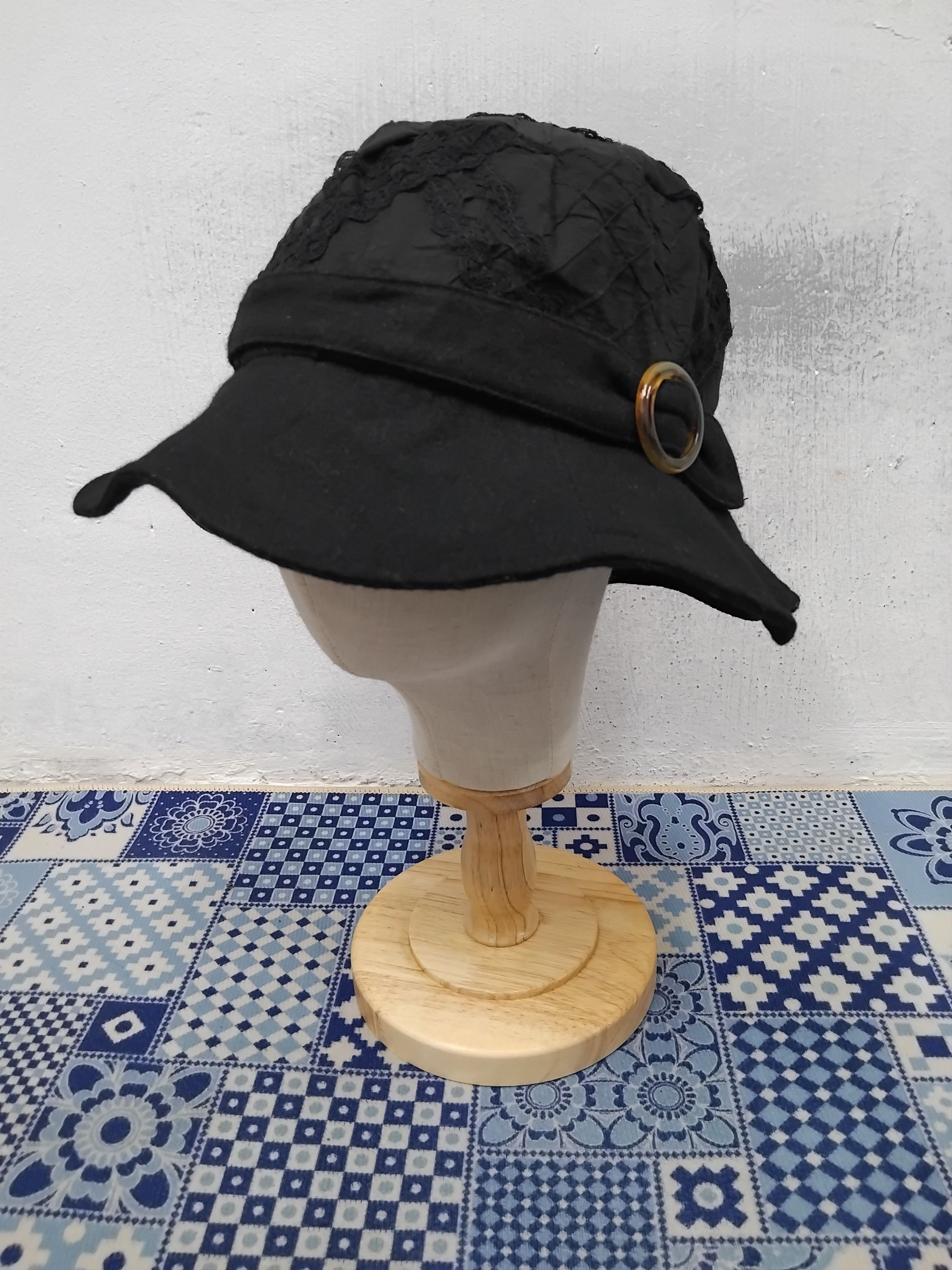 Japanese Brand La chambre d ine. Ribbon black hat Size ONE SIZE - 1 Thumbnail