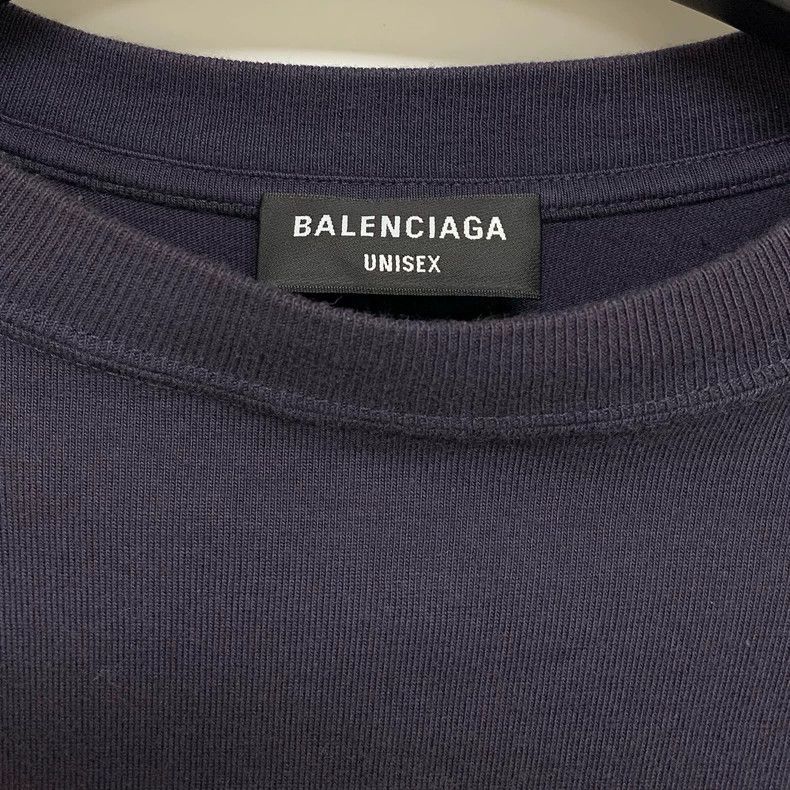 Balenciaga Balenciaga Fake Two-Piece Sweatshirt, Size S, Navy Blue Size US S / EU 44-46 / 1 - 4 Thumbnail