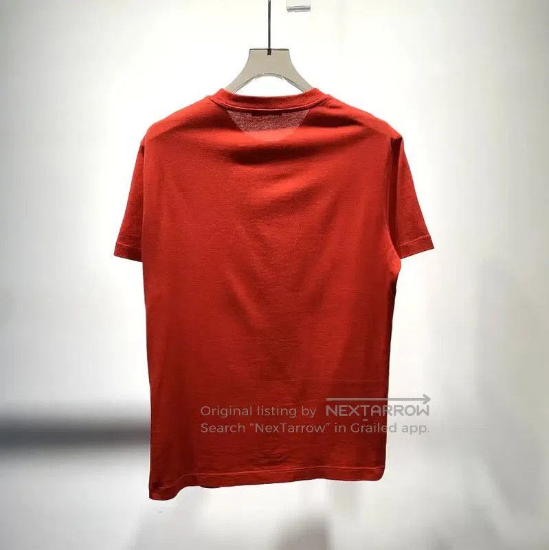 Versace Versace Red Cotton Men's T-Shirt . Size US M / EU 48-50 / 2 - 7 Thumbnail
